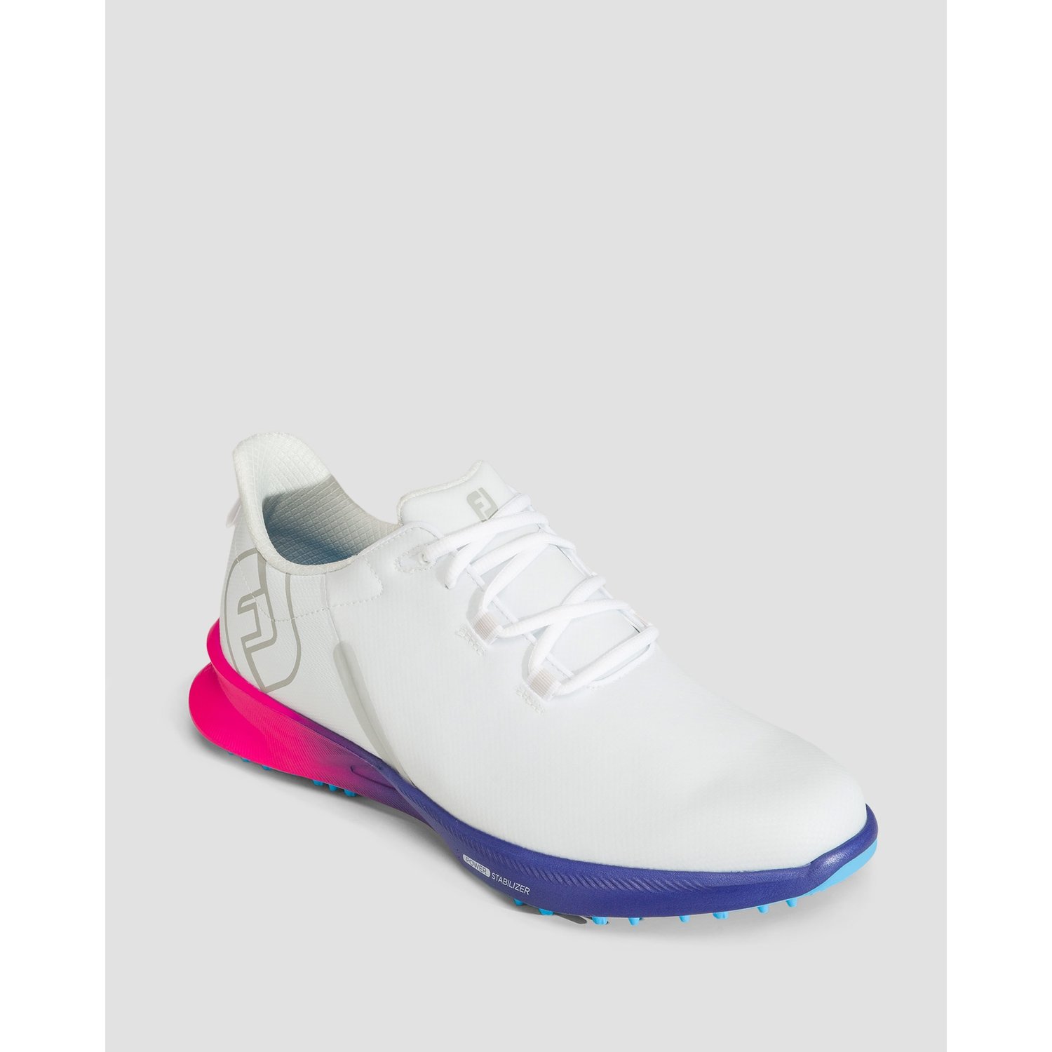 Białe Buty Golfowe Męskie Footjoy Fj Fuel Sport