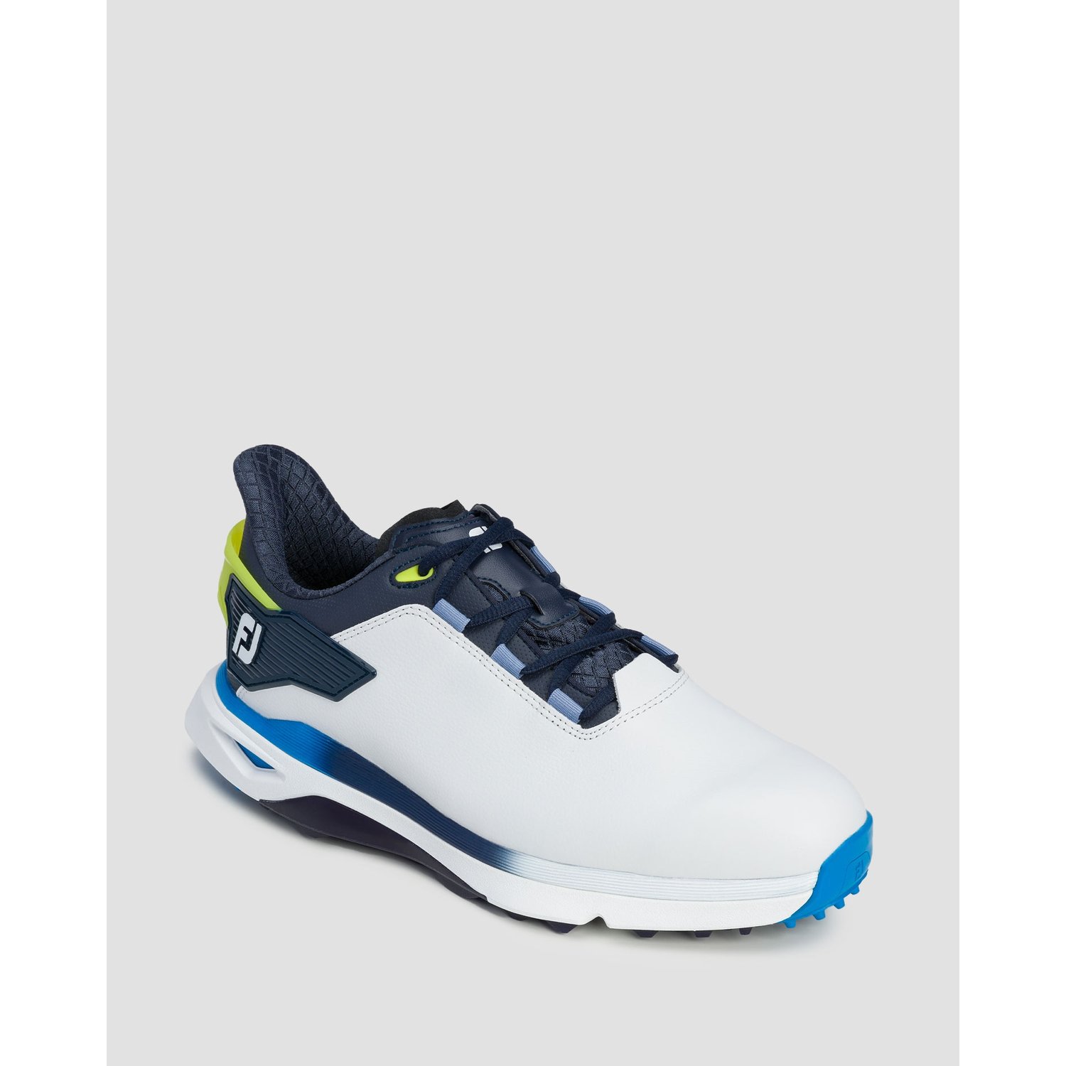 Biało-granatowe Buty Golfowe Męskie Footjoy Pro Slx