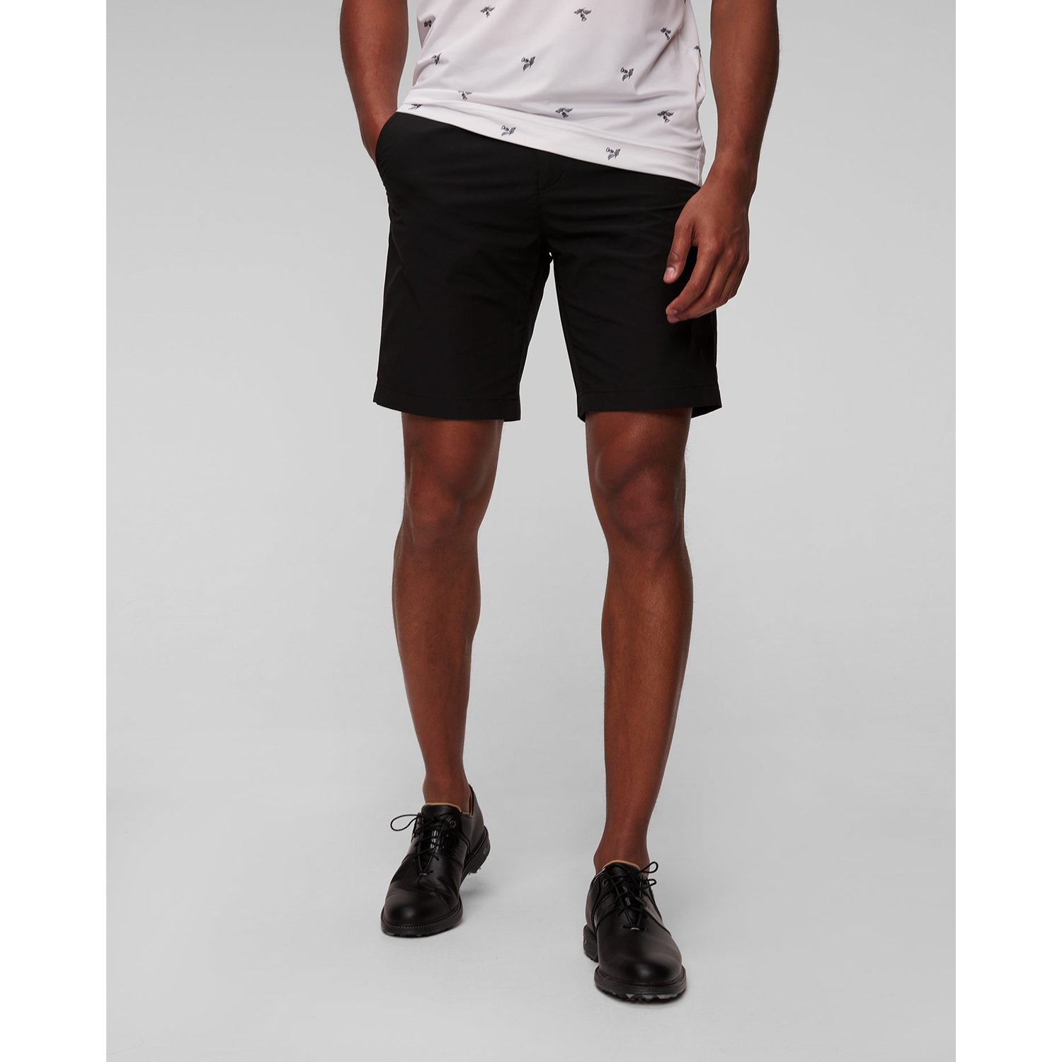 Czarne Szorty Męskie Footjoy Eu Fj Par Golf Short