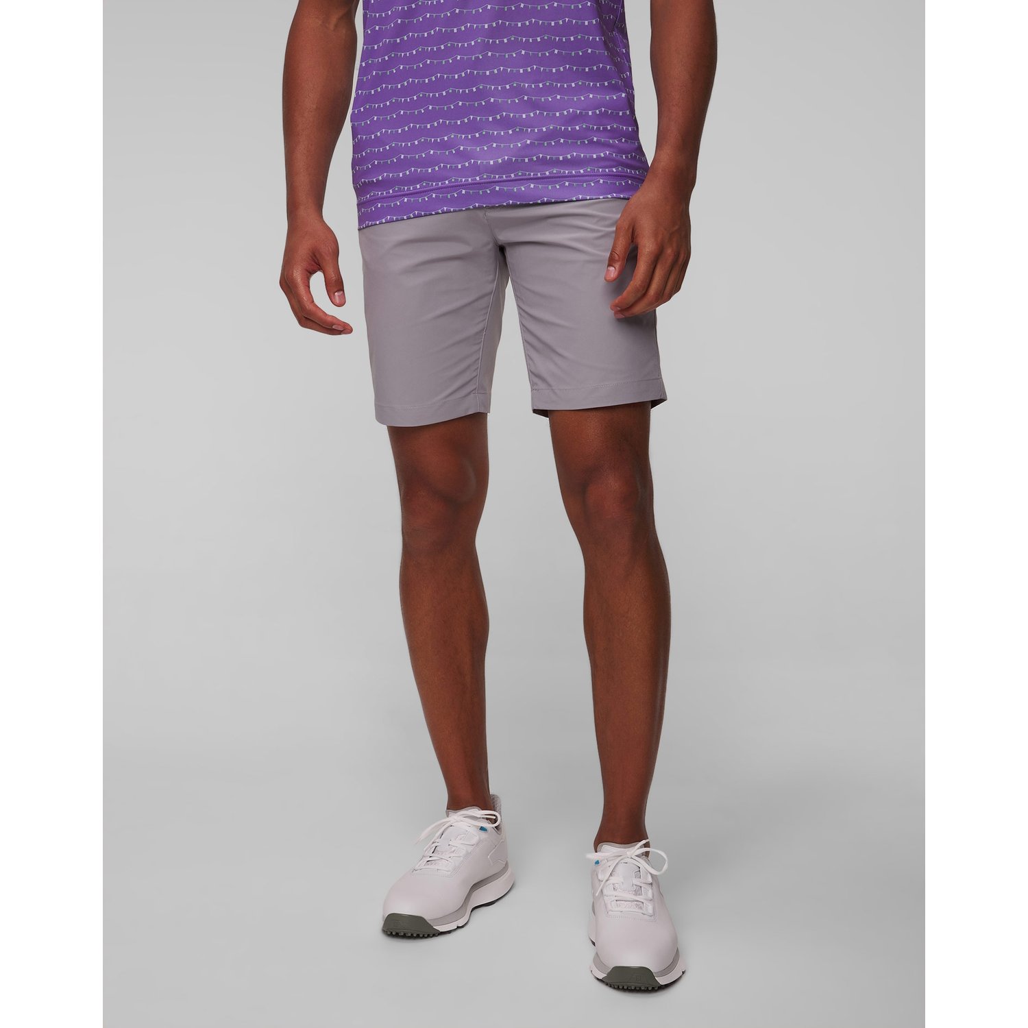 Jasnoszare Szorty Męskie Footjoy Eu Fj Par Golf Short