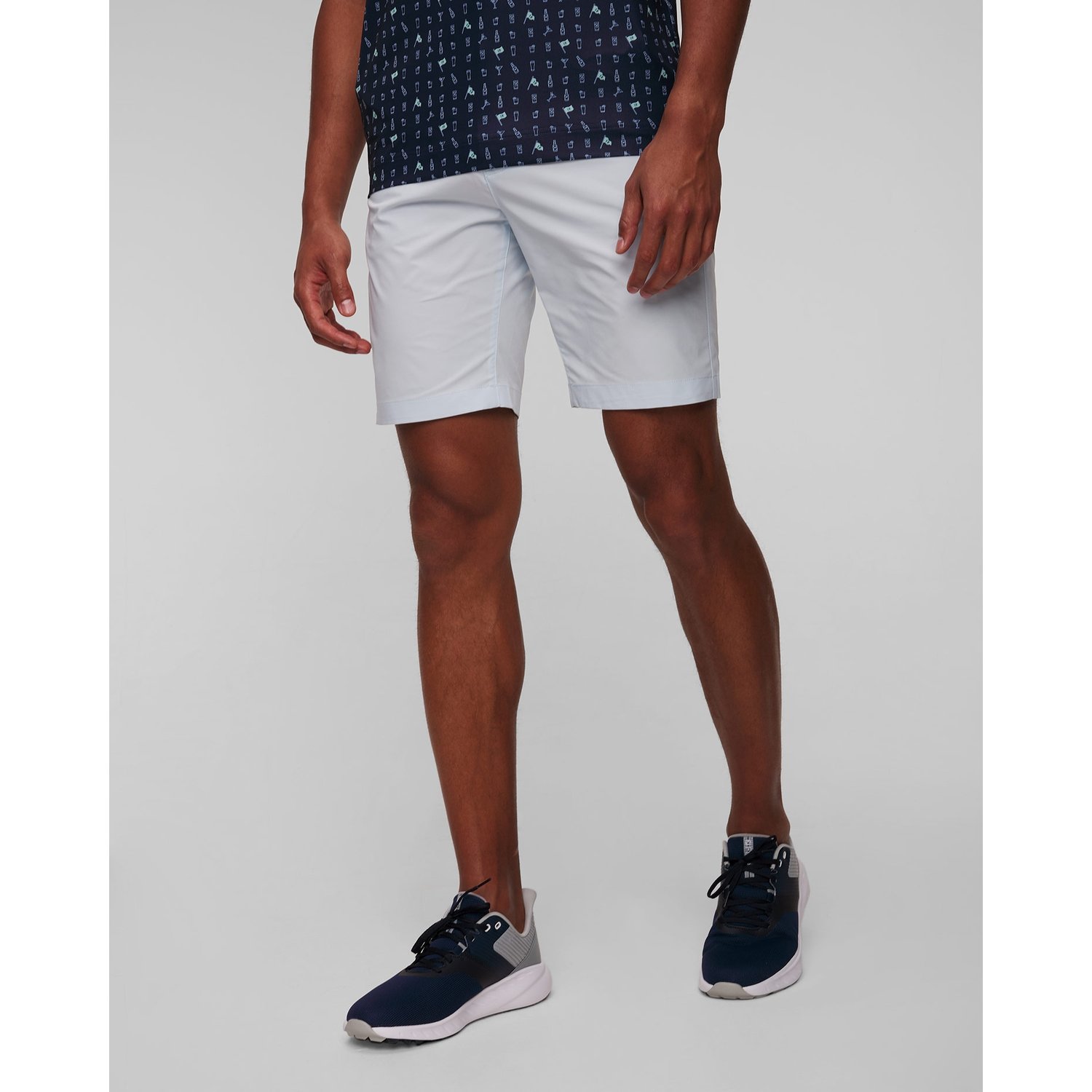 Jasnoniebieskie Szorty Męskie Footjoy Eu Fj Par Golf Short