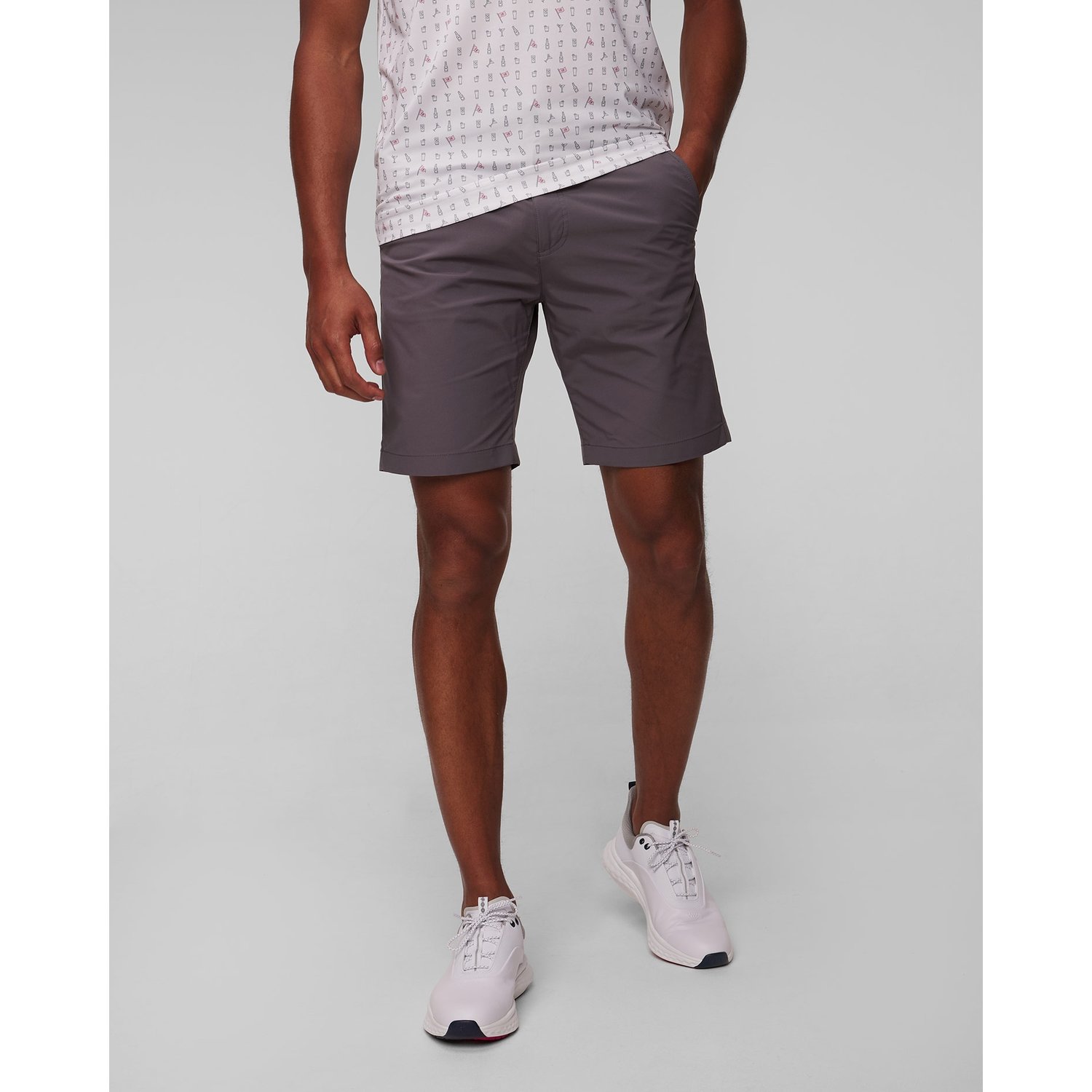 Ciemnoszare Szorty Męskie Footjoy Eu Fj Par Golf Short