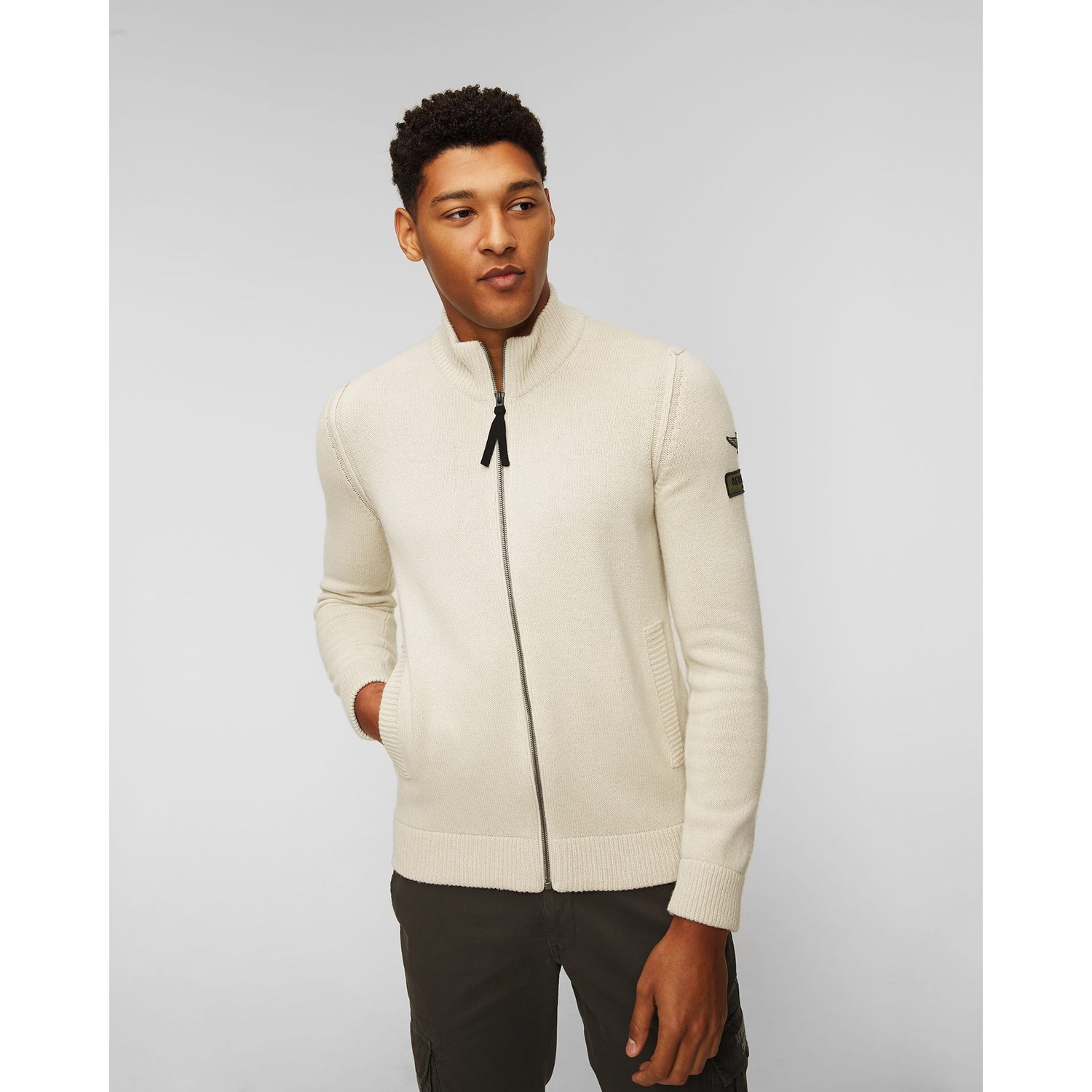 Sweter Wełniany Męski Aeronautica Militare