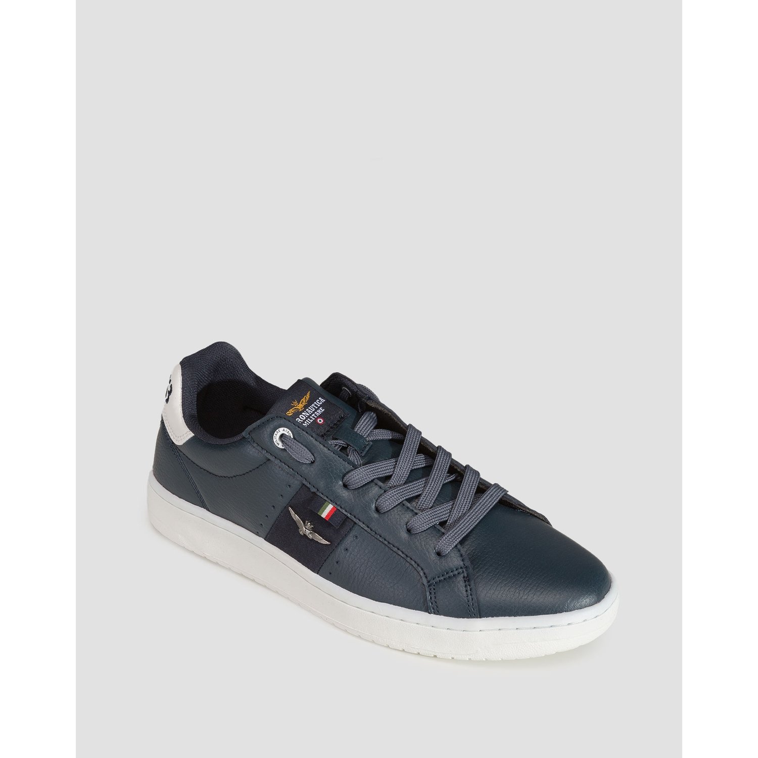 Granatowe Buty Męskie Aeronautica Militare