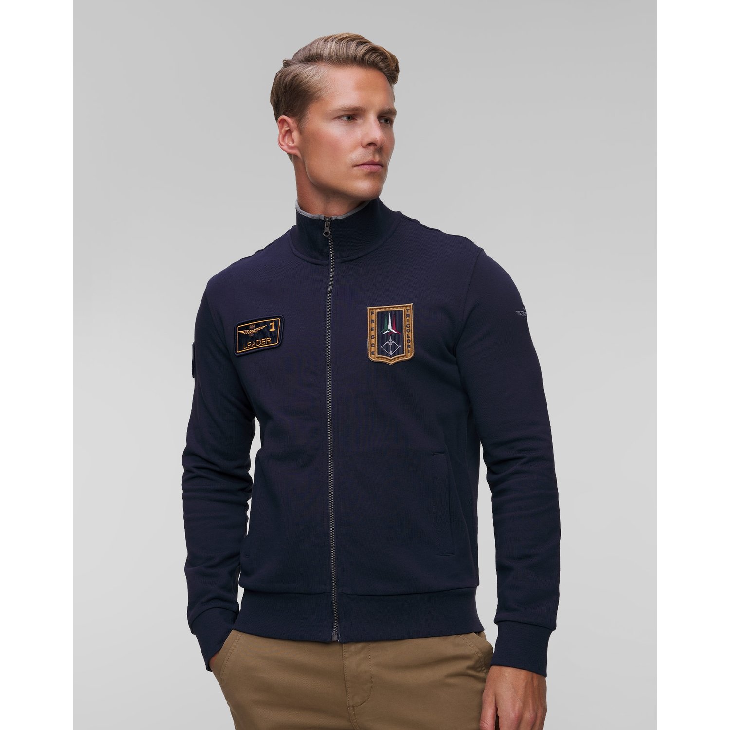 Granatowa Bluza Męska Aeronautica Militare