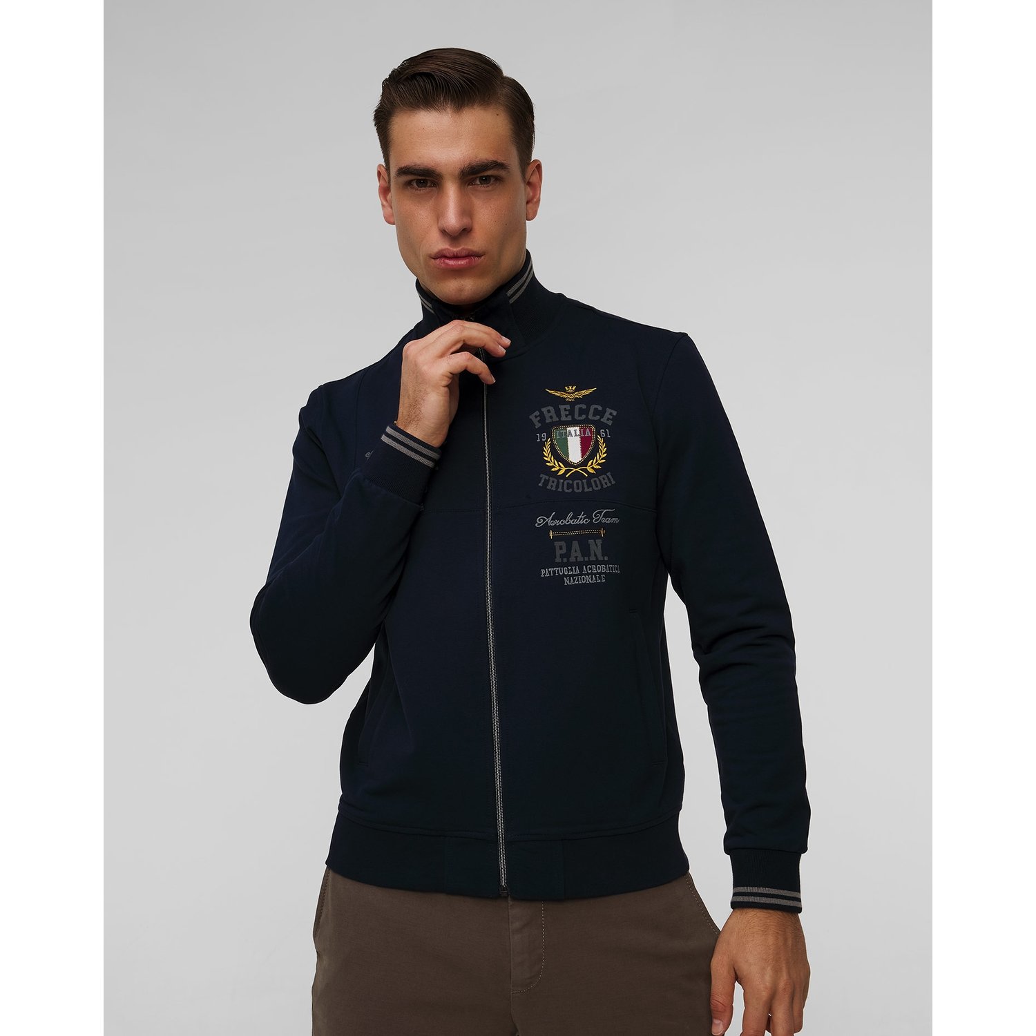 Granatowa Bluza Męska Aeronautica Militare