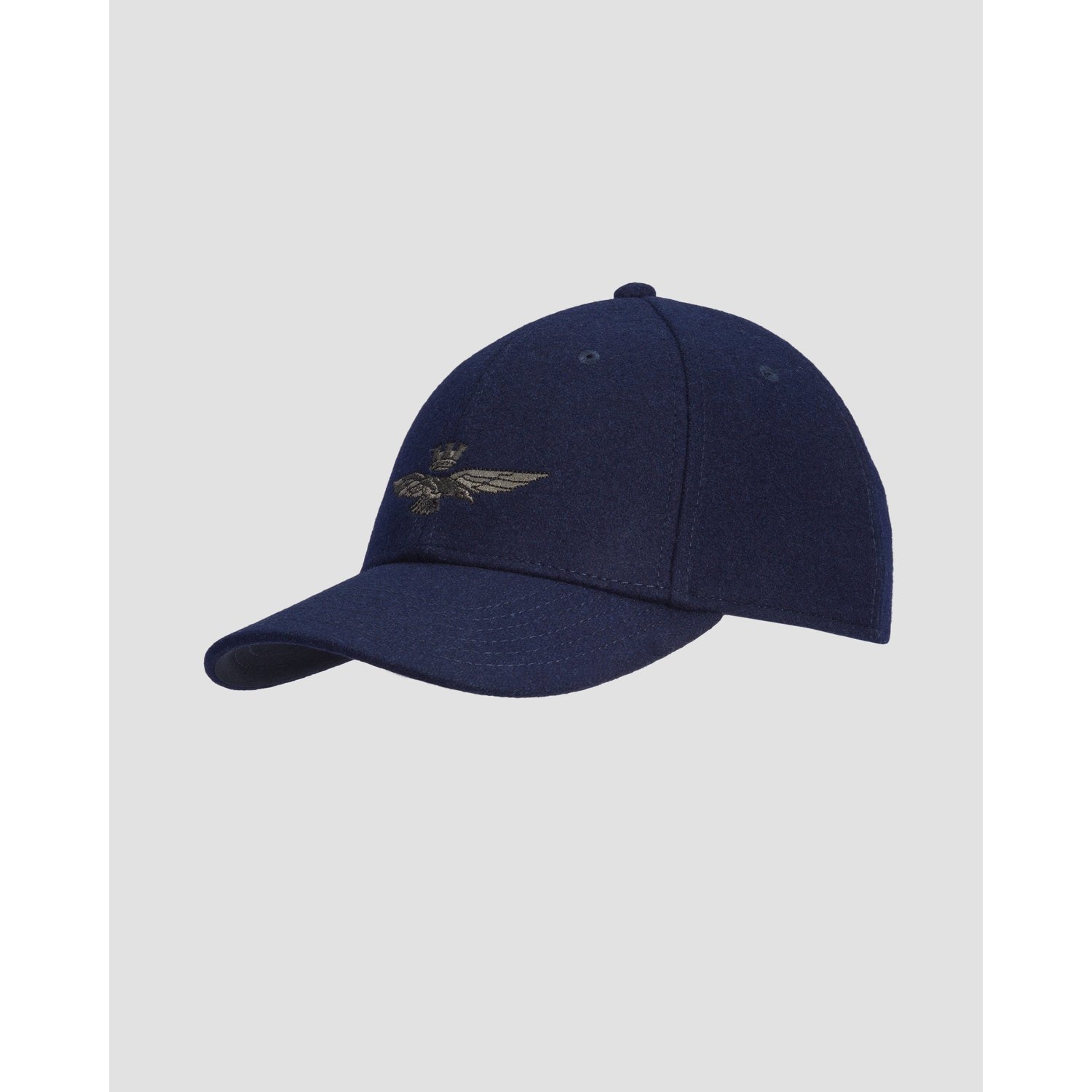 Granatowa Czapka Wełniana Z Daszkiem Aeronautica Militare