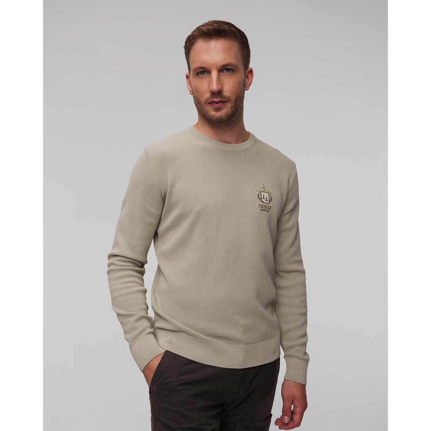 Zielony Sweter Męski Aeronautica Militare
