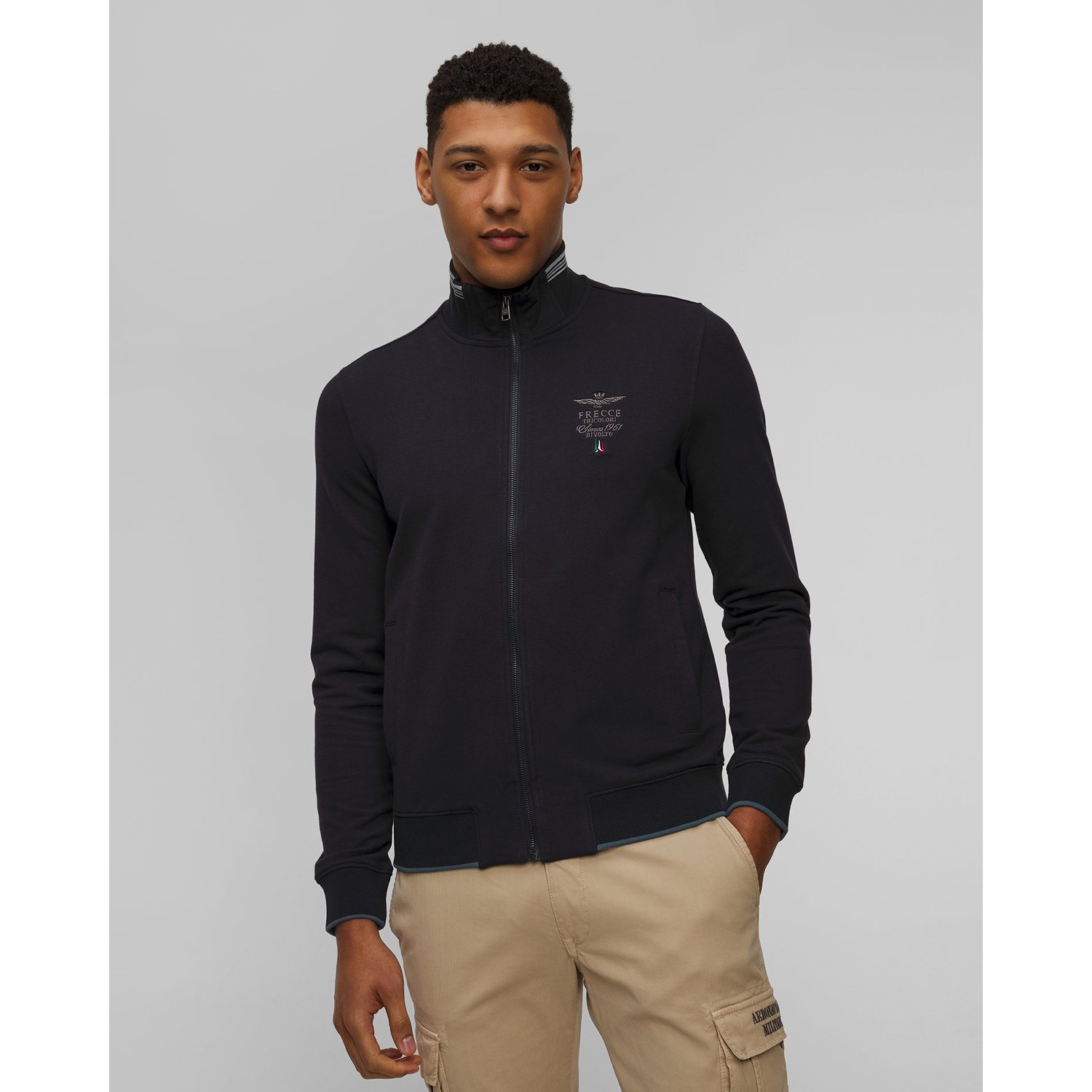 Granatowa Bluza Męska Aeronautica Militare