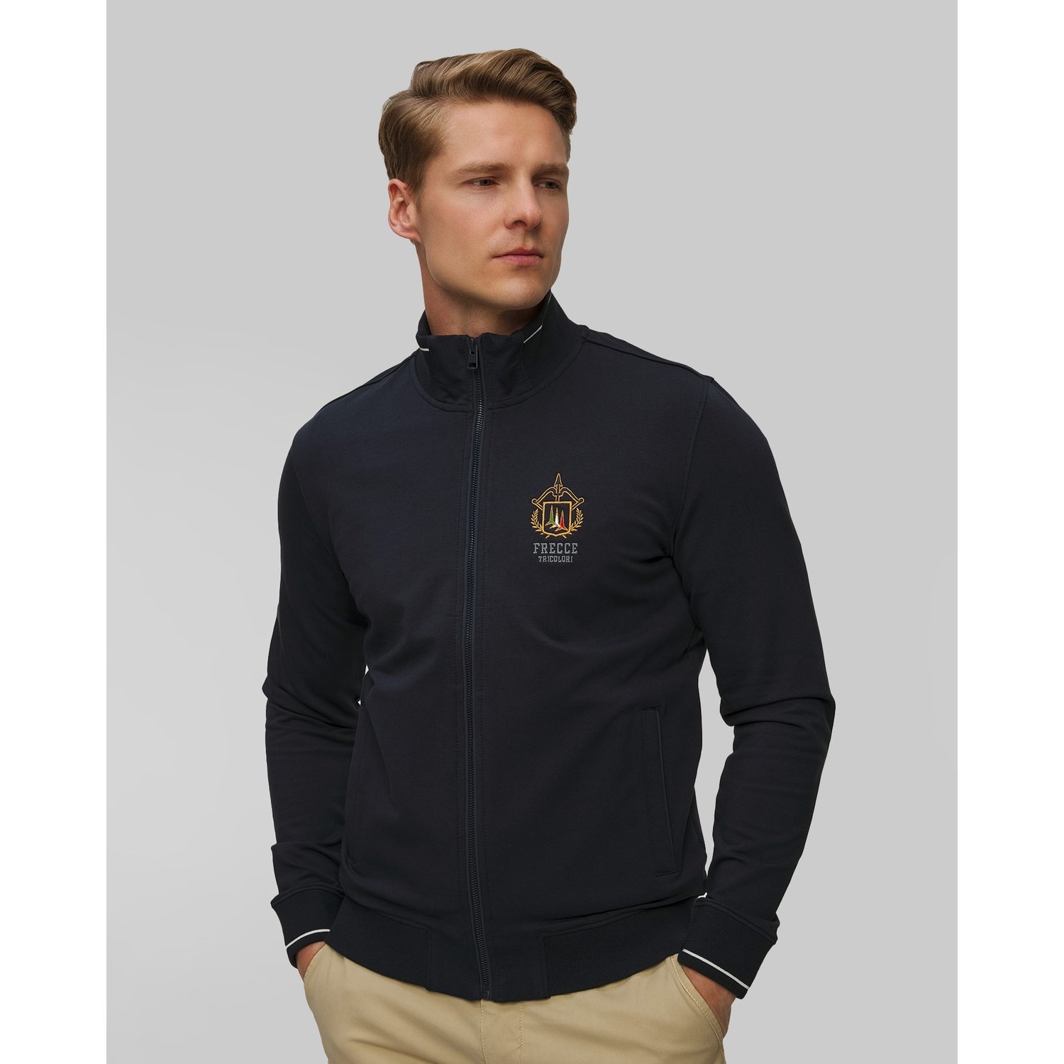 Granatowa Bluza Męska Aeronautica Militare