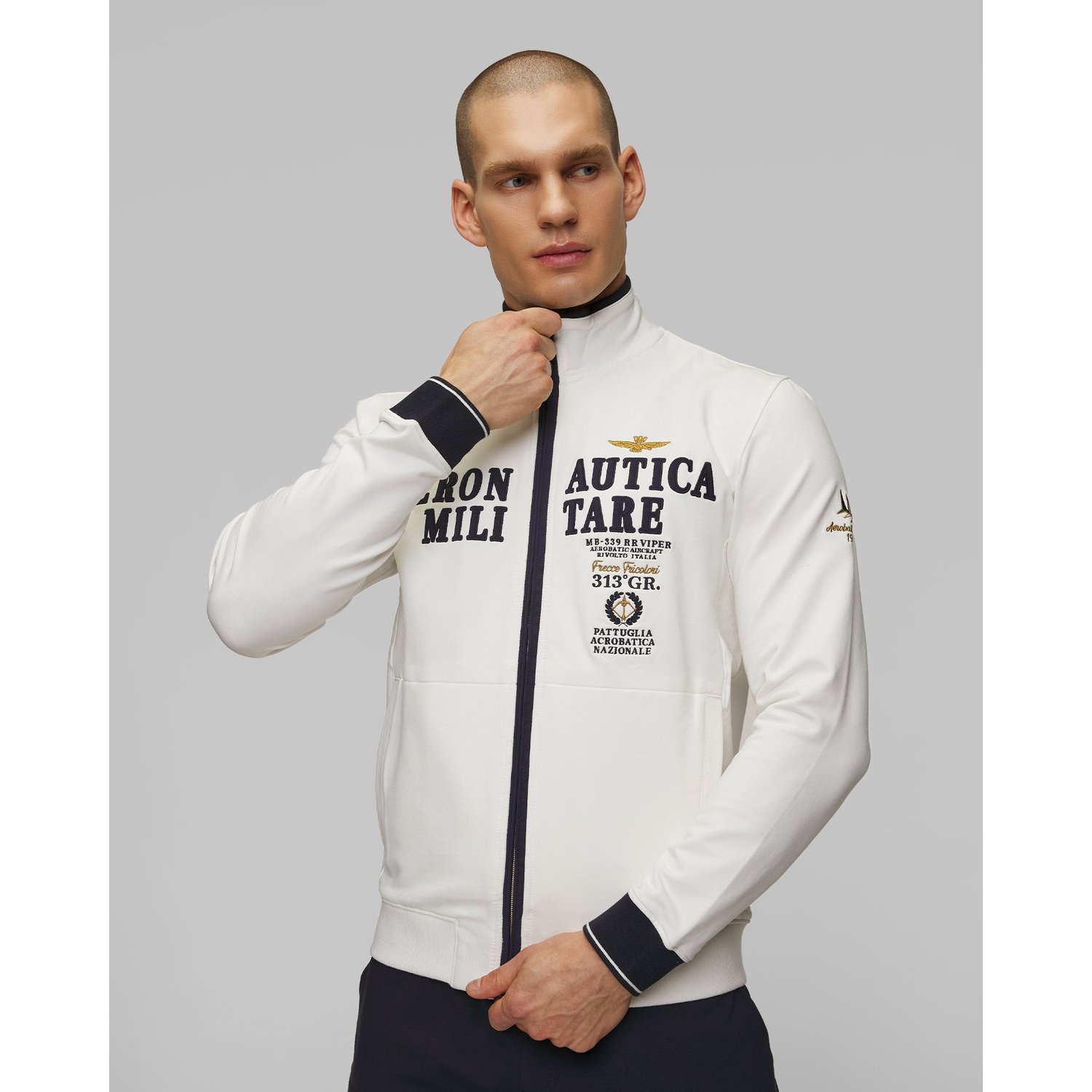 Biała Bluza Męska Aeronautica Militare