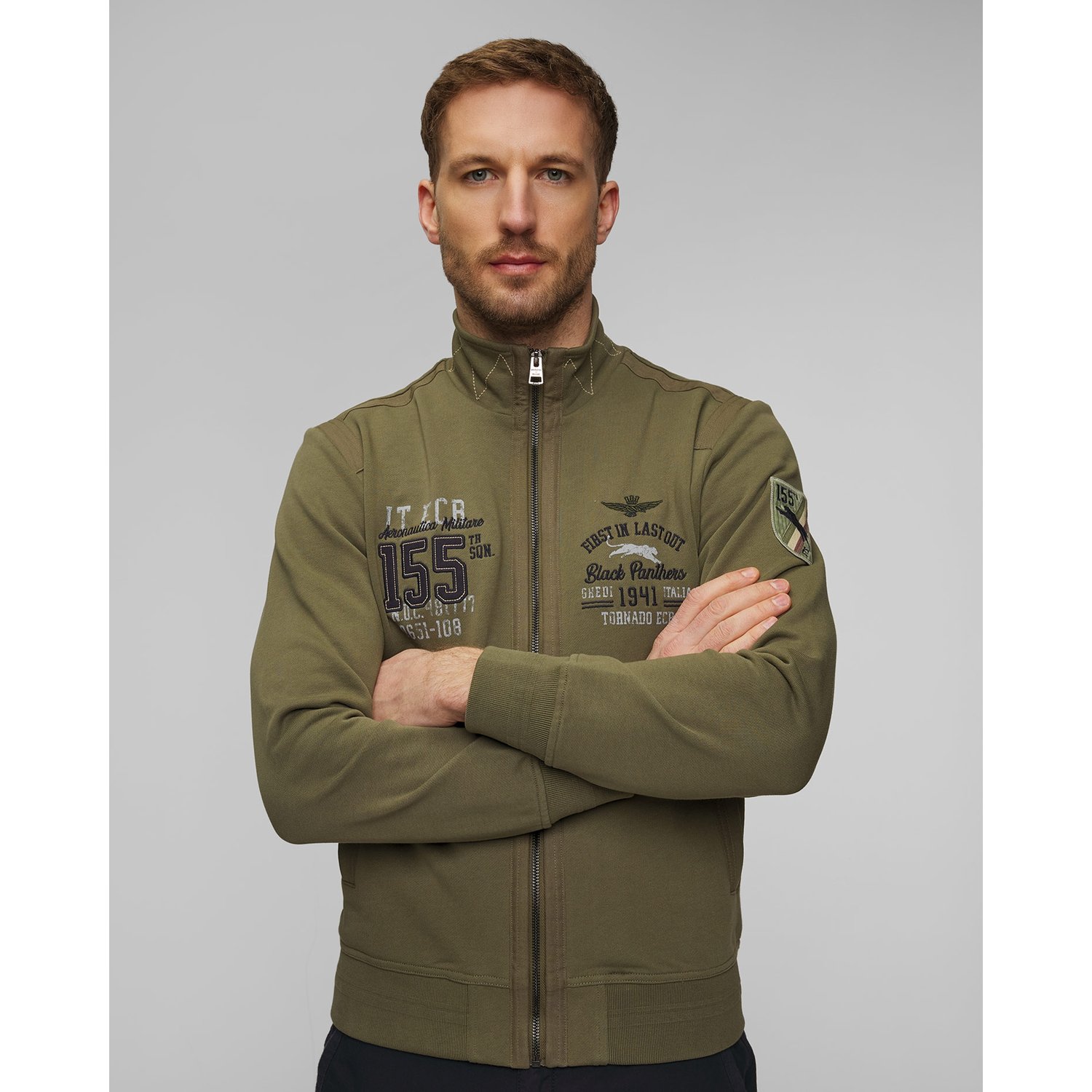 Zielona Bluza Męska Aeronautica Militare
