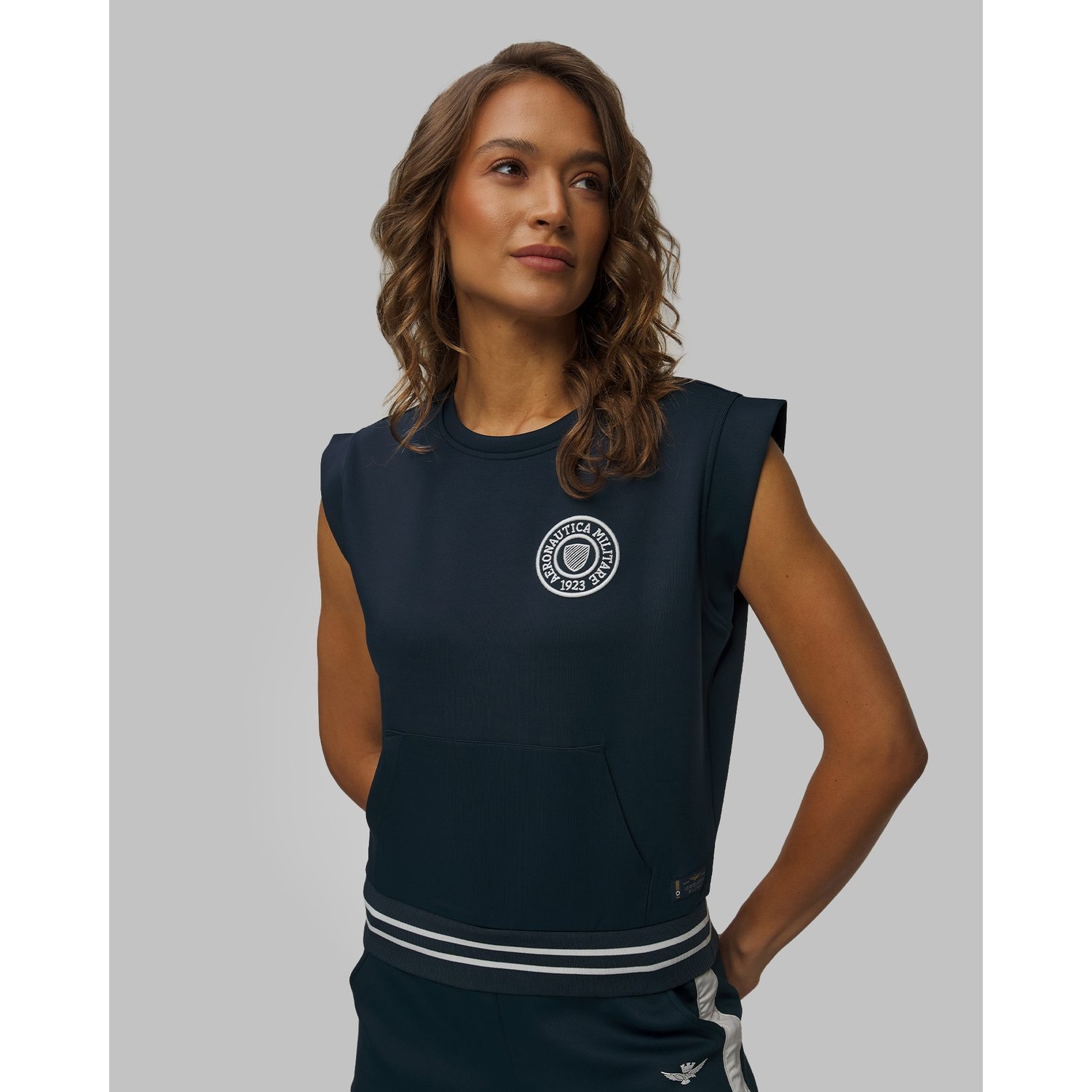 Granatowa Bluza Damska Aeronautica Militare