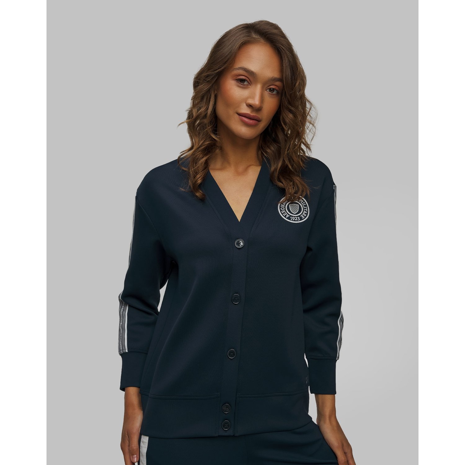 Granatowa Bluza Damska Aeronautica Militare