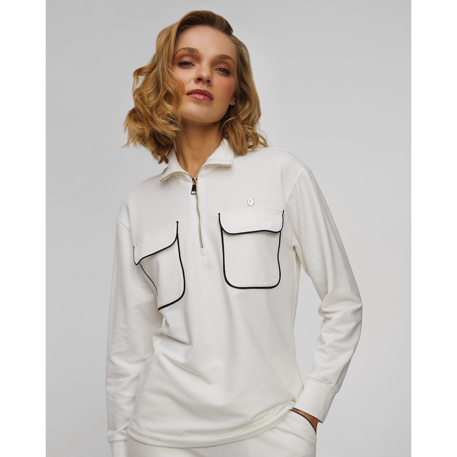 Biała Bluza Damska Aeronautica Militare