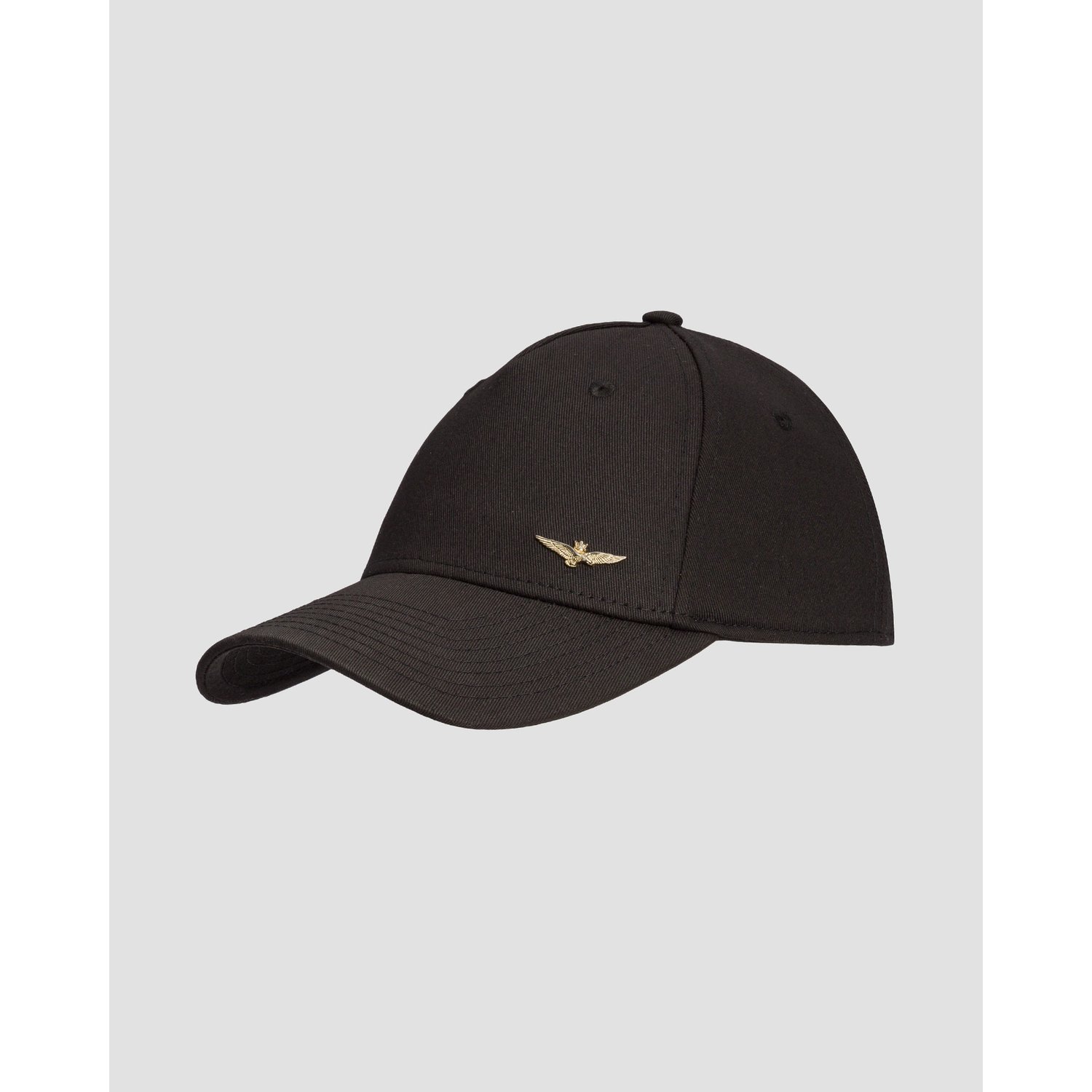 Czarna Czapka Z Daszkiem Męska Aeronautica Militare