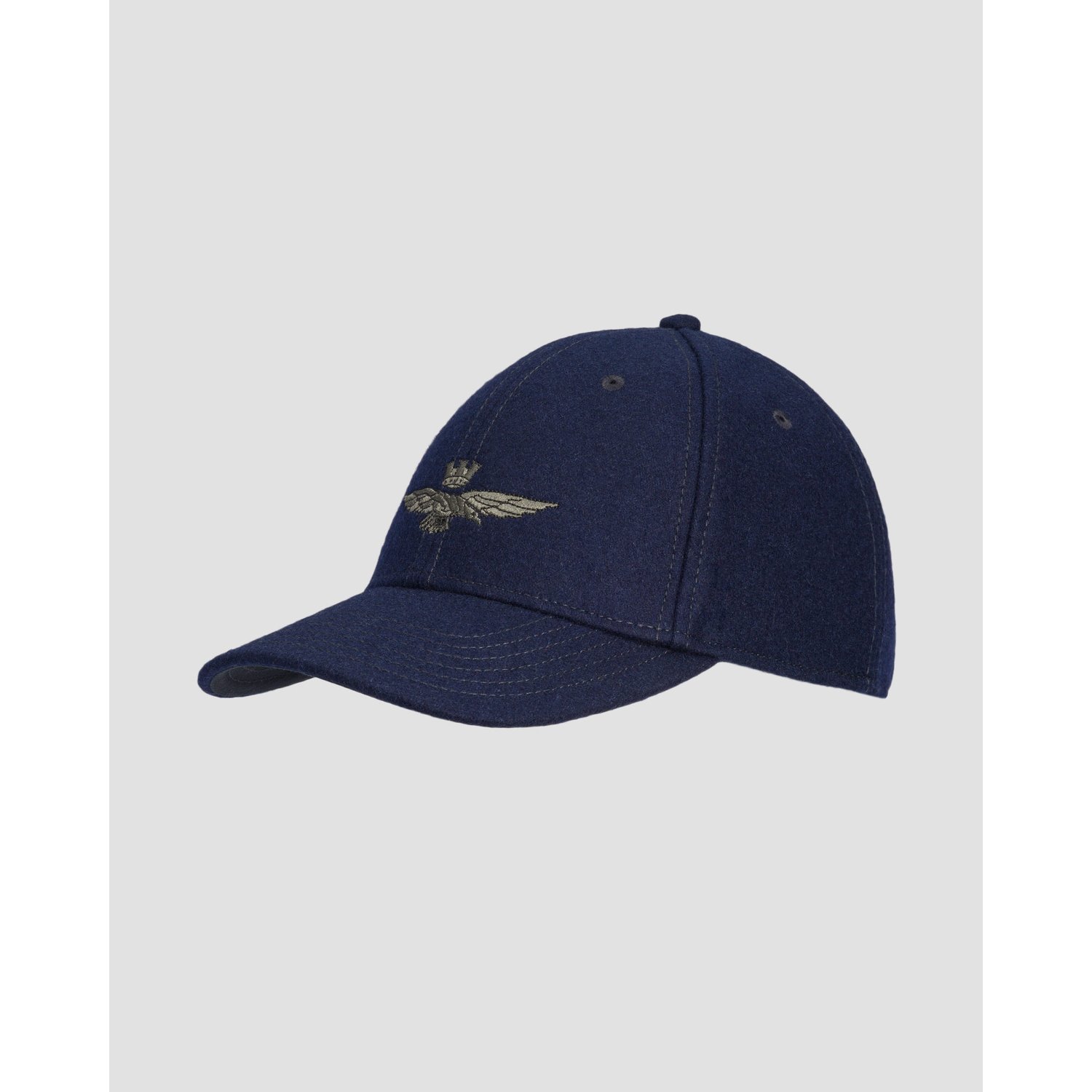 Granatowa Czapka Wełniana Z Daszkiem Aeronautica Militare