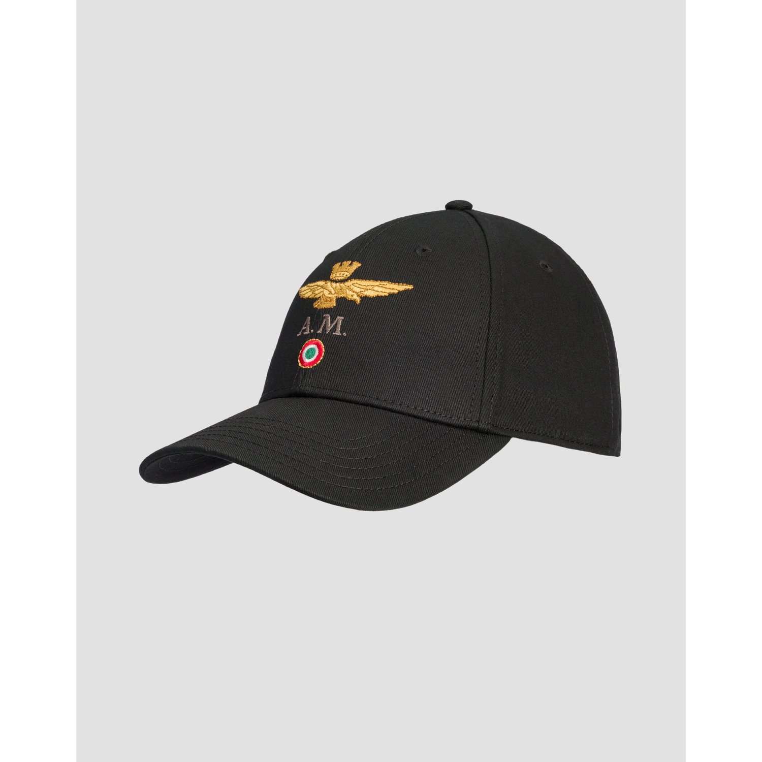 Czarna Czapka Z Daszkiem Aeronautica Militare