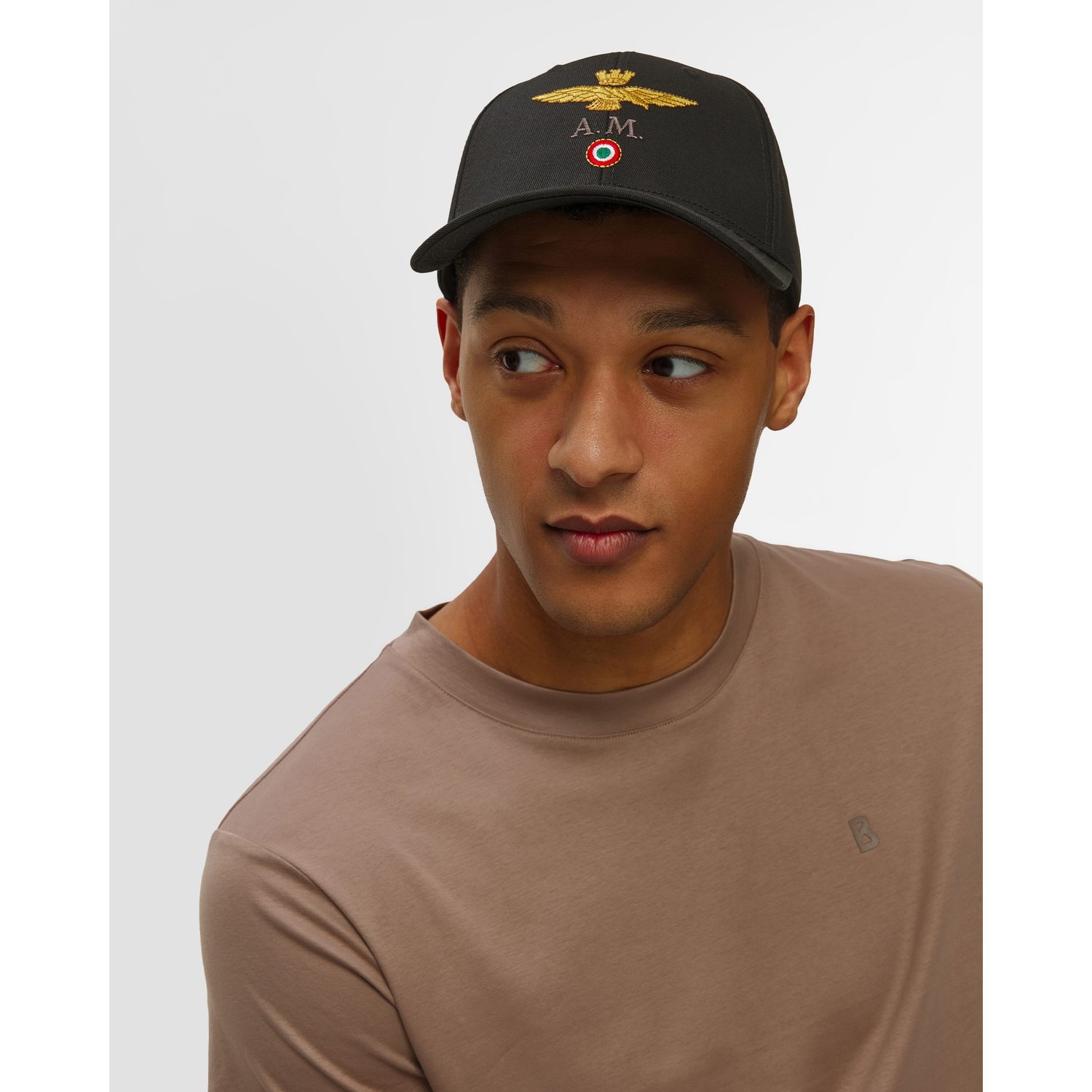 Czarna Czapka Z Daszkiem Aeronautica Militare