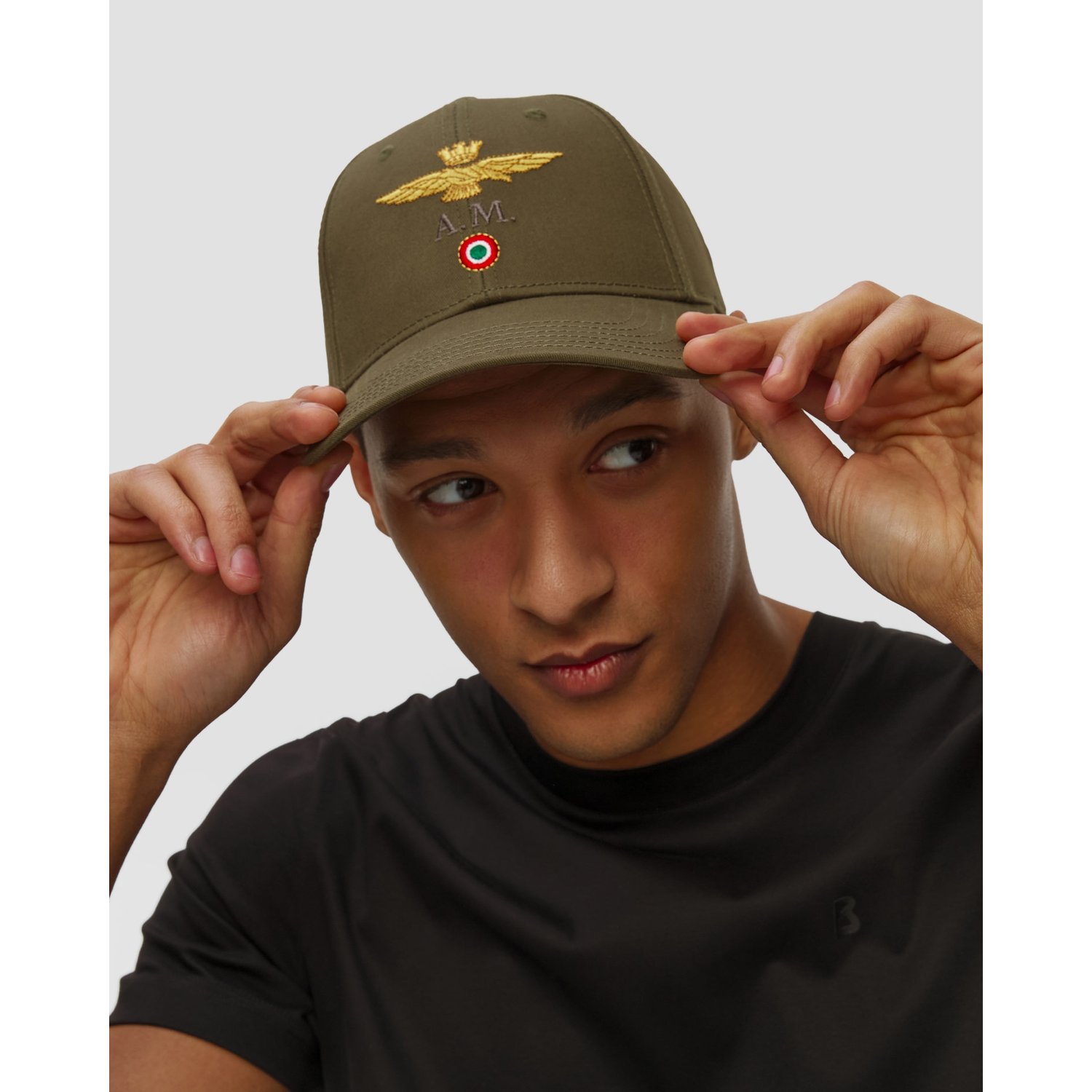 Zielona Czapka Z Daszkiem Aeronautica Militare