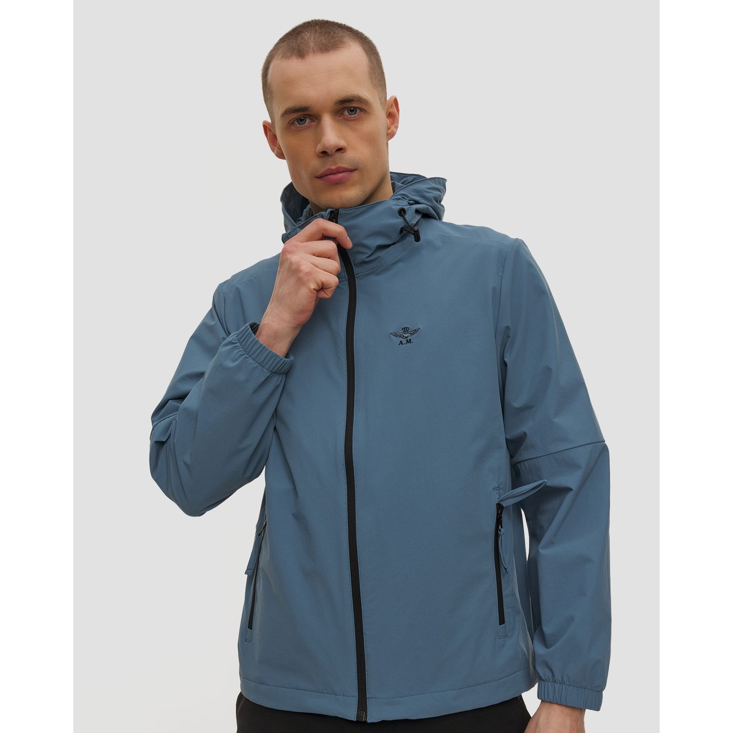 Niebieska Kurtka Męska Aeronautica Militare