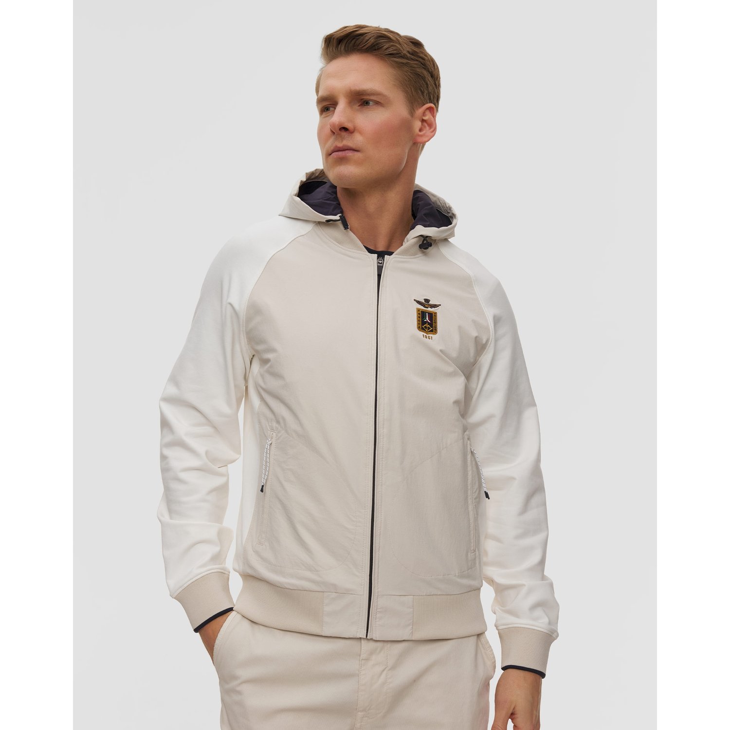 Biała Kurtka Męska Aeronautica Militare