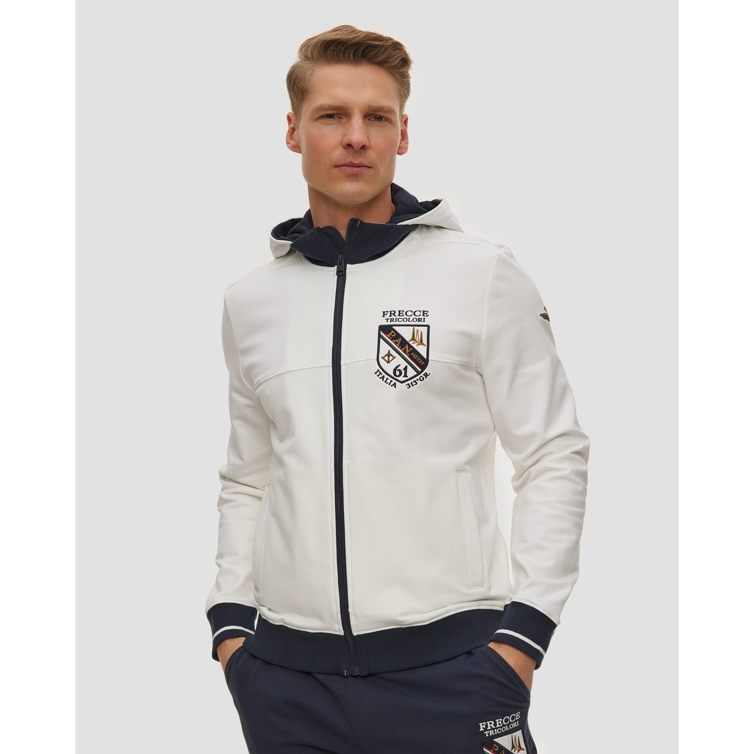 Biała Bluza Męska Aeronautica Militare