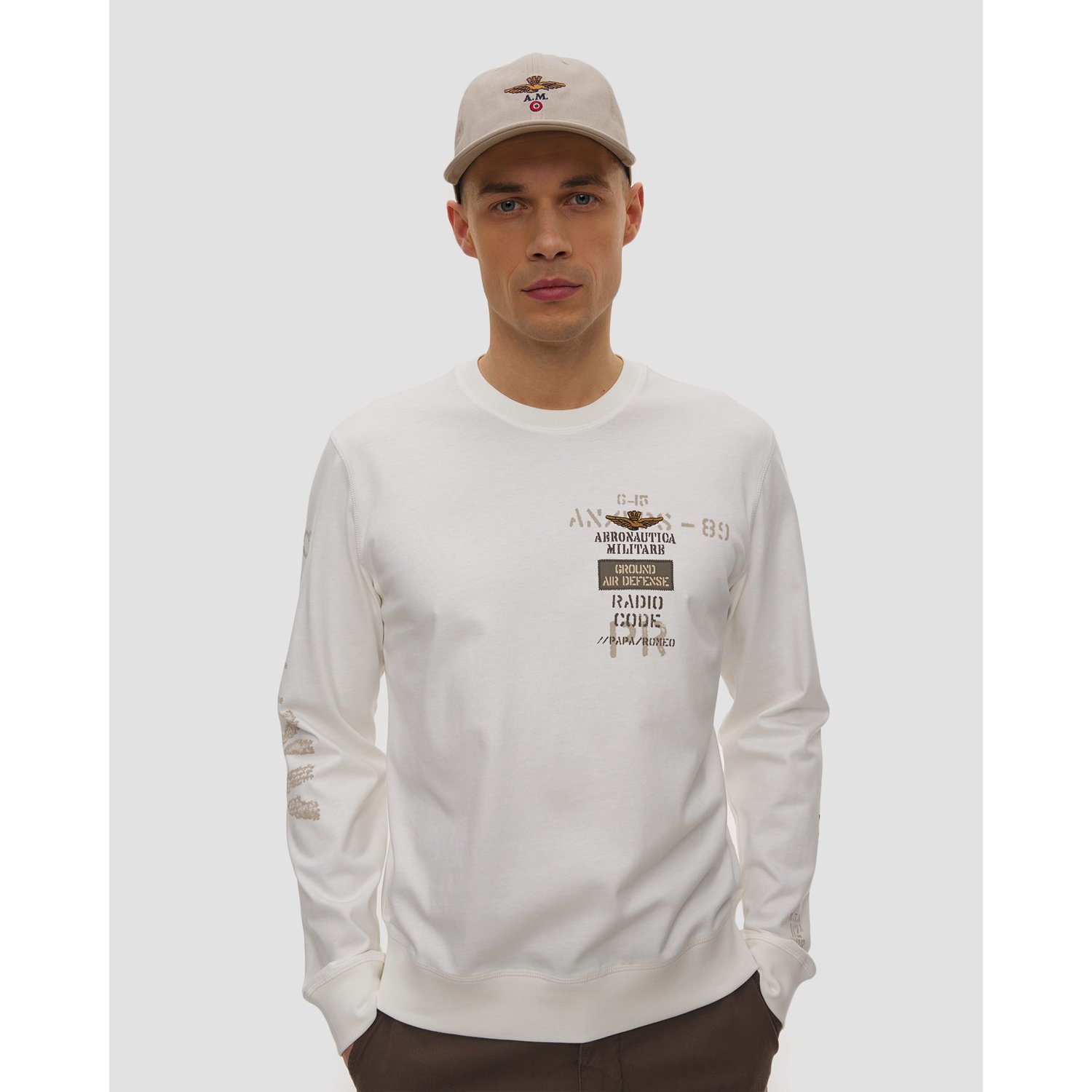 Biała Bluza Męska Aeronautica Militare