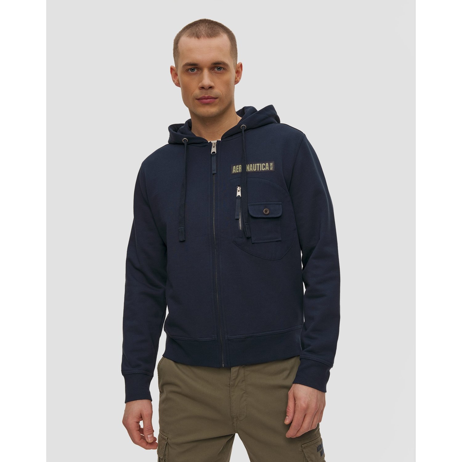 Granatowa Bluza Męska Aeronautica Militare