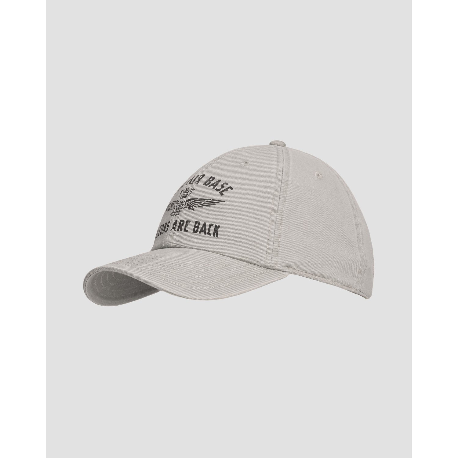 Czapka Z Daszkiem Męska Aeronautica Militare Szara