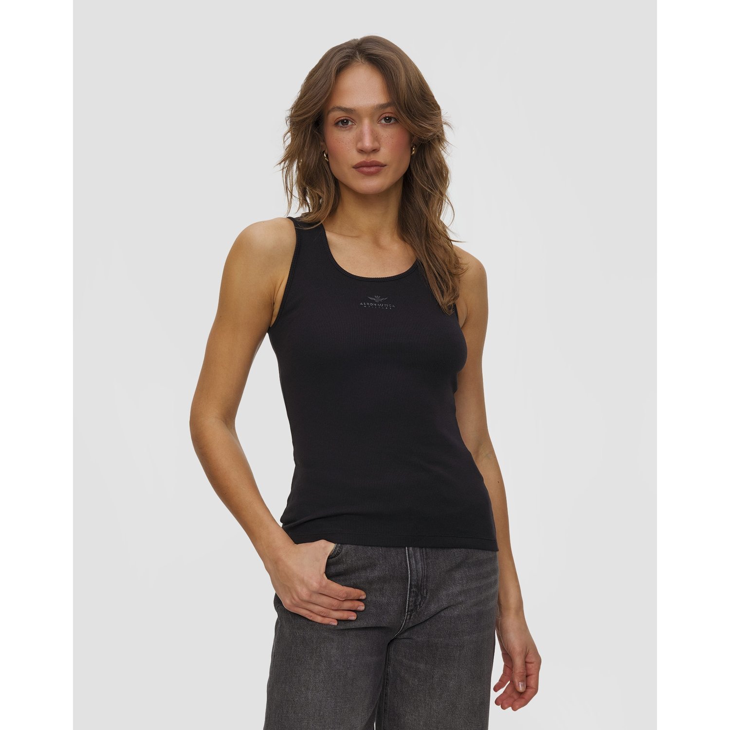 Top Damski Aeronautica Militare Czarny