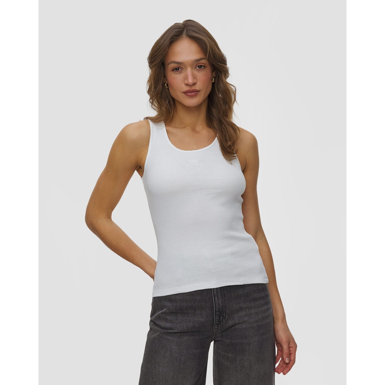 Top Damski Aeronautica Militare Biały