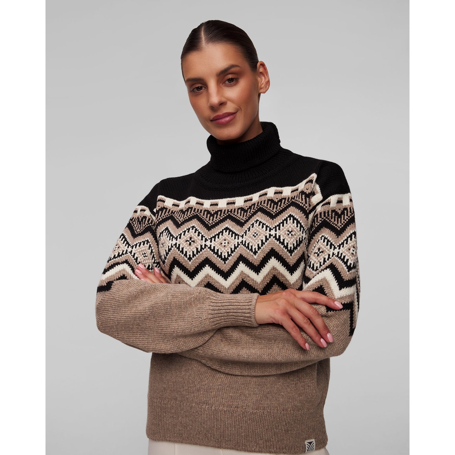 Sweter Wełniany Z Golfem Damski Dale Of Norway Randaberg