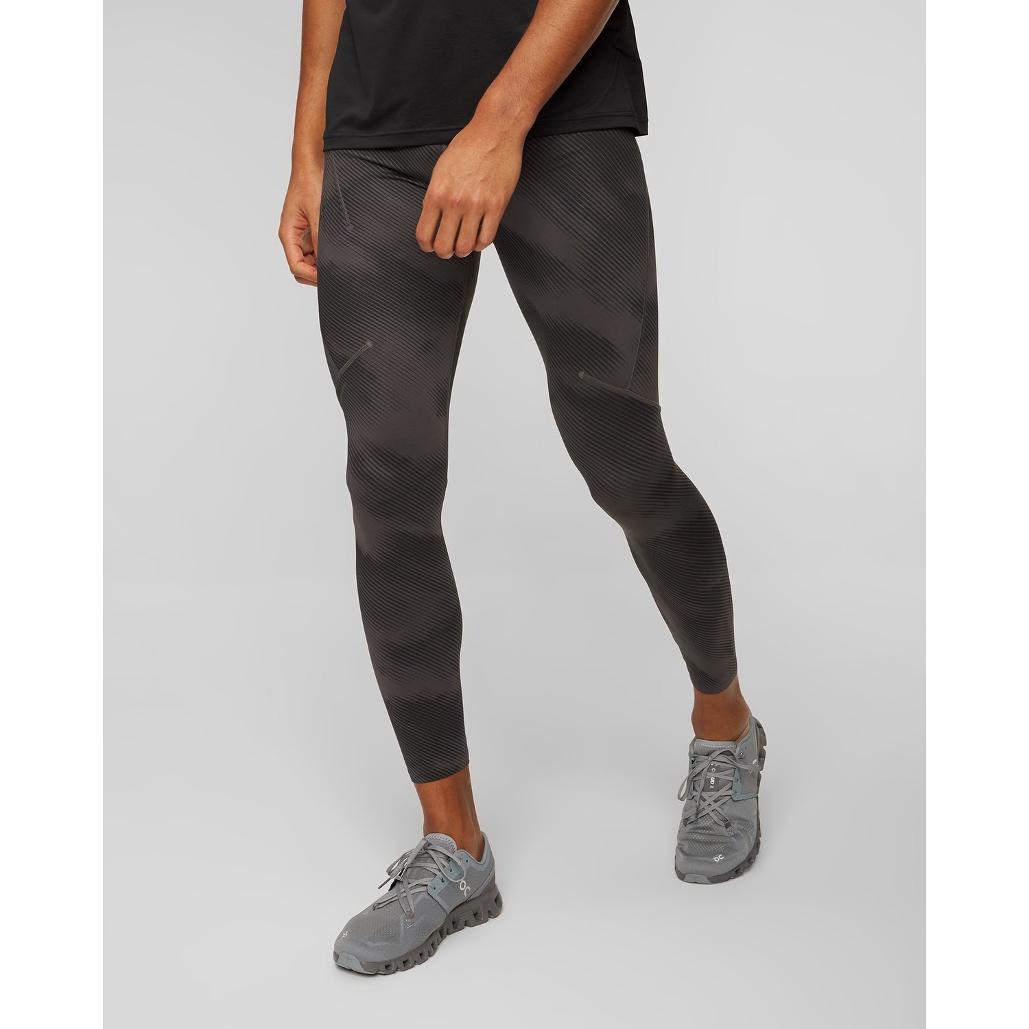 Leginsy Biegowe Męskie On Running Performance Graphic Tight