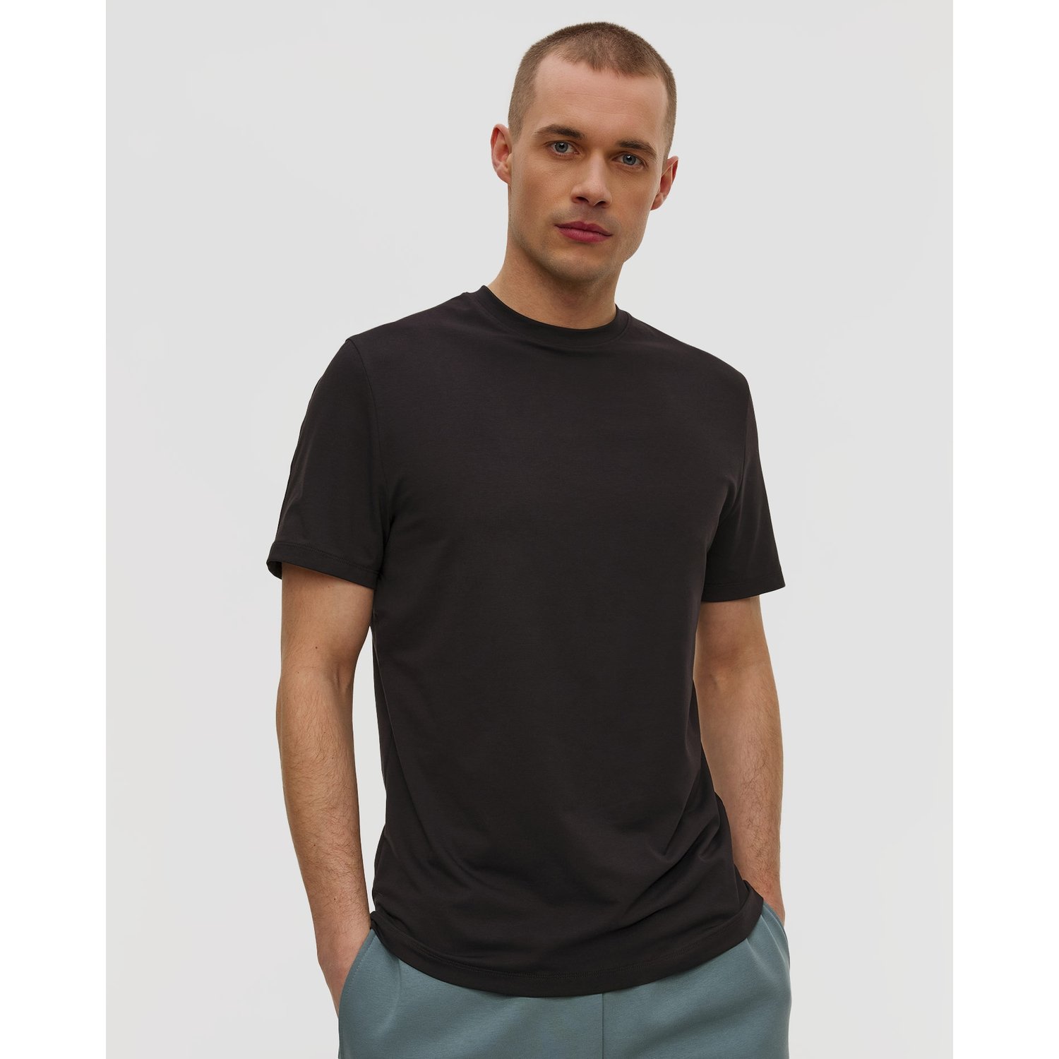 T-shirt Męski On Focus-t Czarny