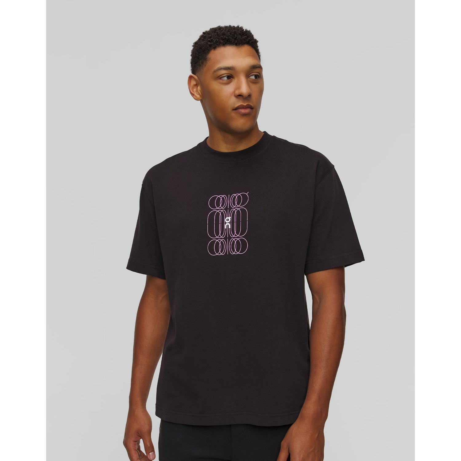 T-shirt Męski On Running Club-t Graphic Czarny