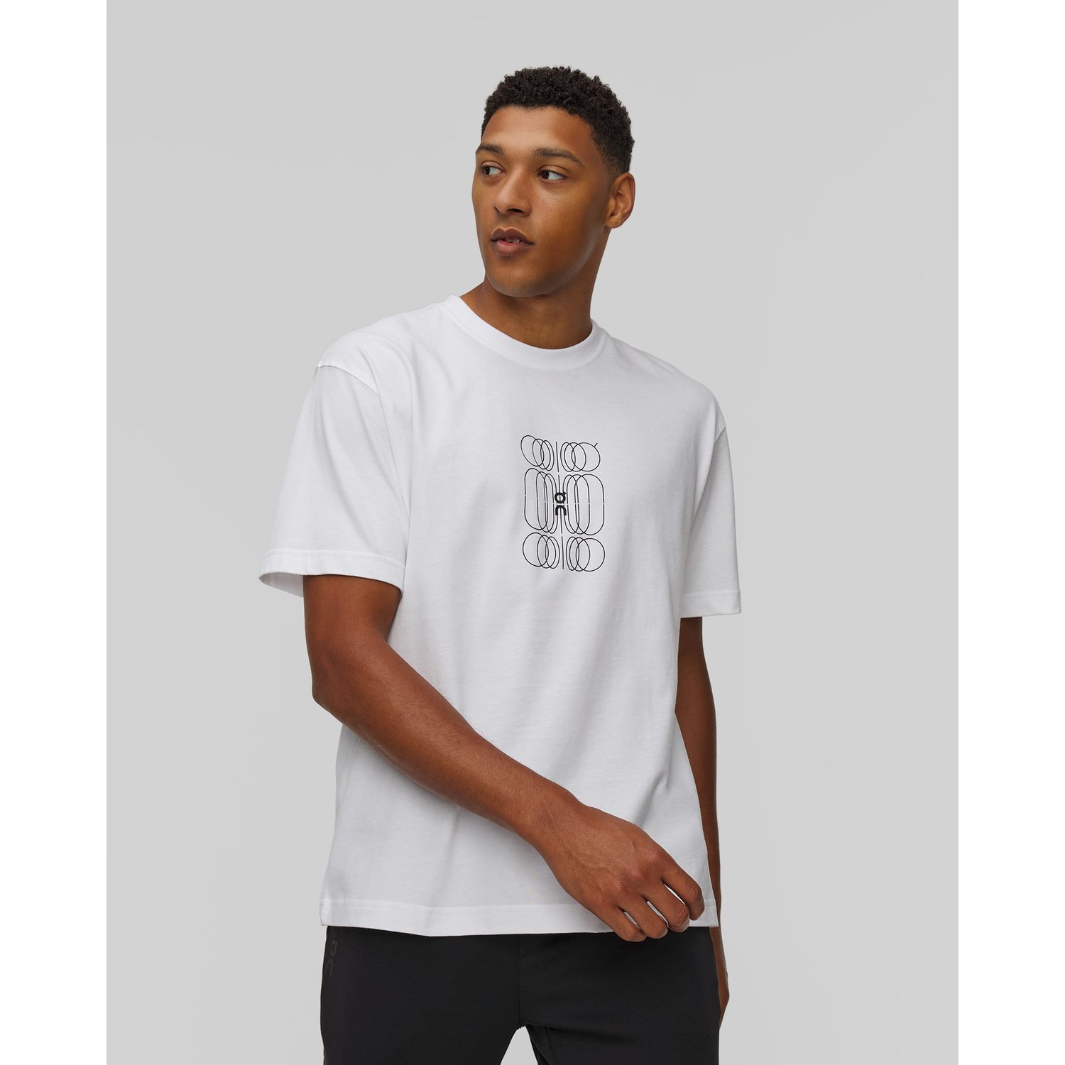 T-shirt Męski On Club-t Graphic Biały