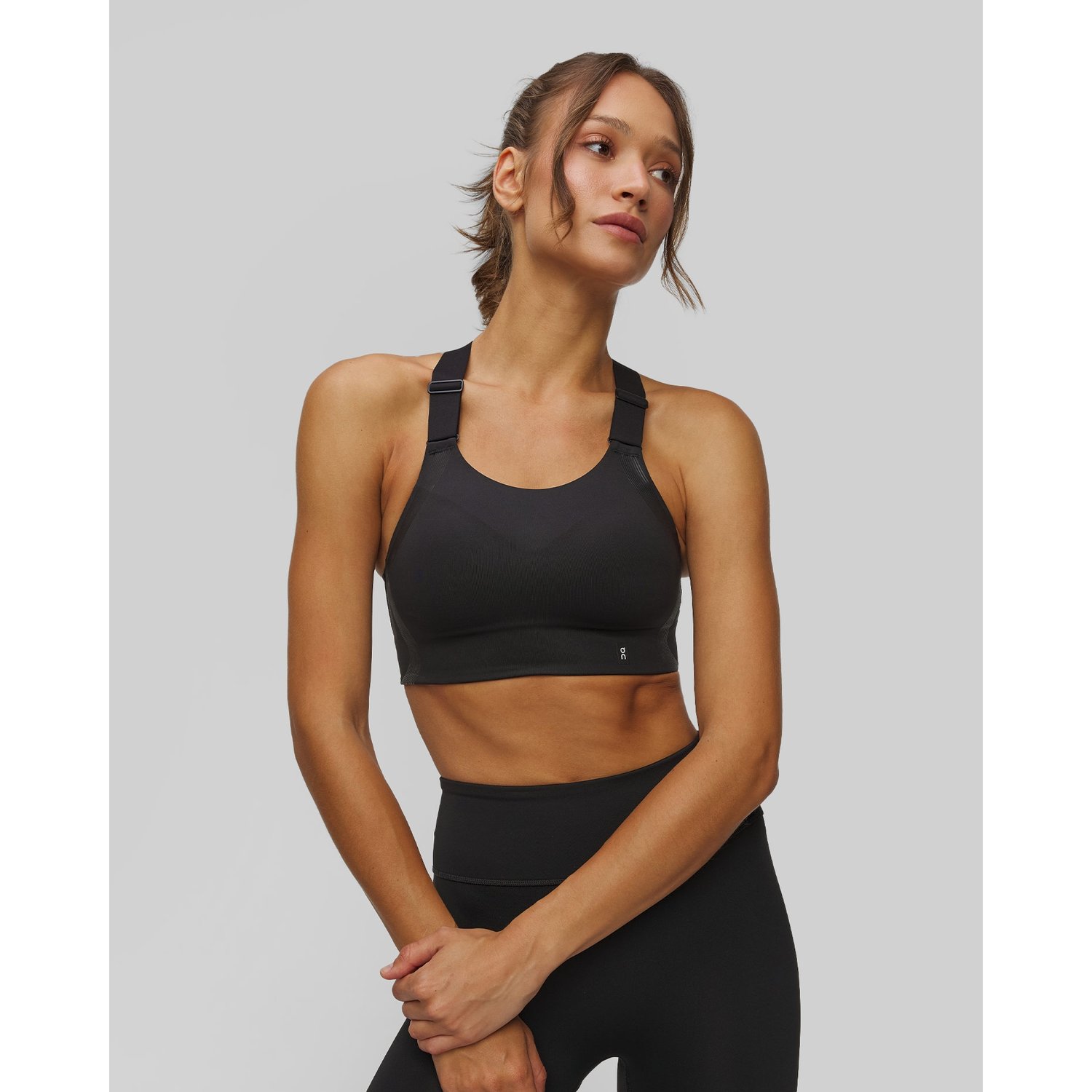Stanik Sportowy On Running Performance Flex Bra Czarny