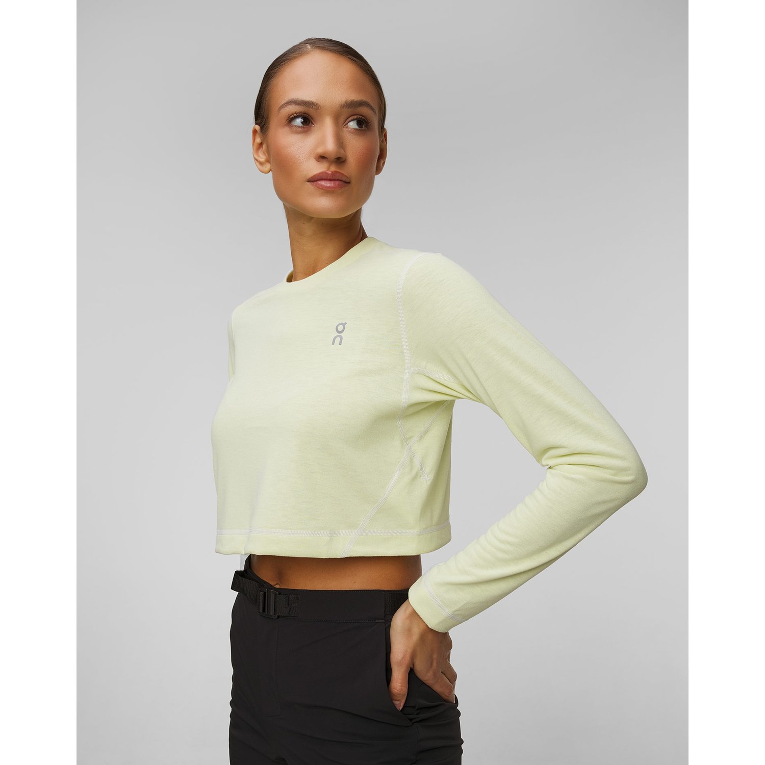 Crop Top Z Długim Rękawem On Running Active Long-t Crop Graphic