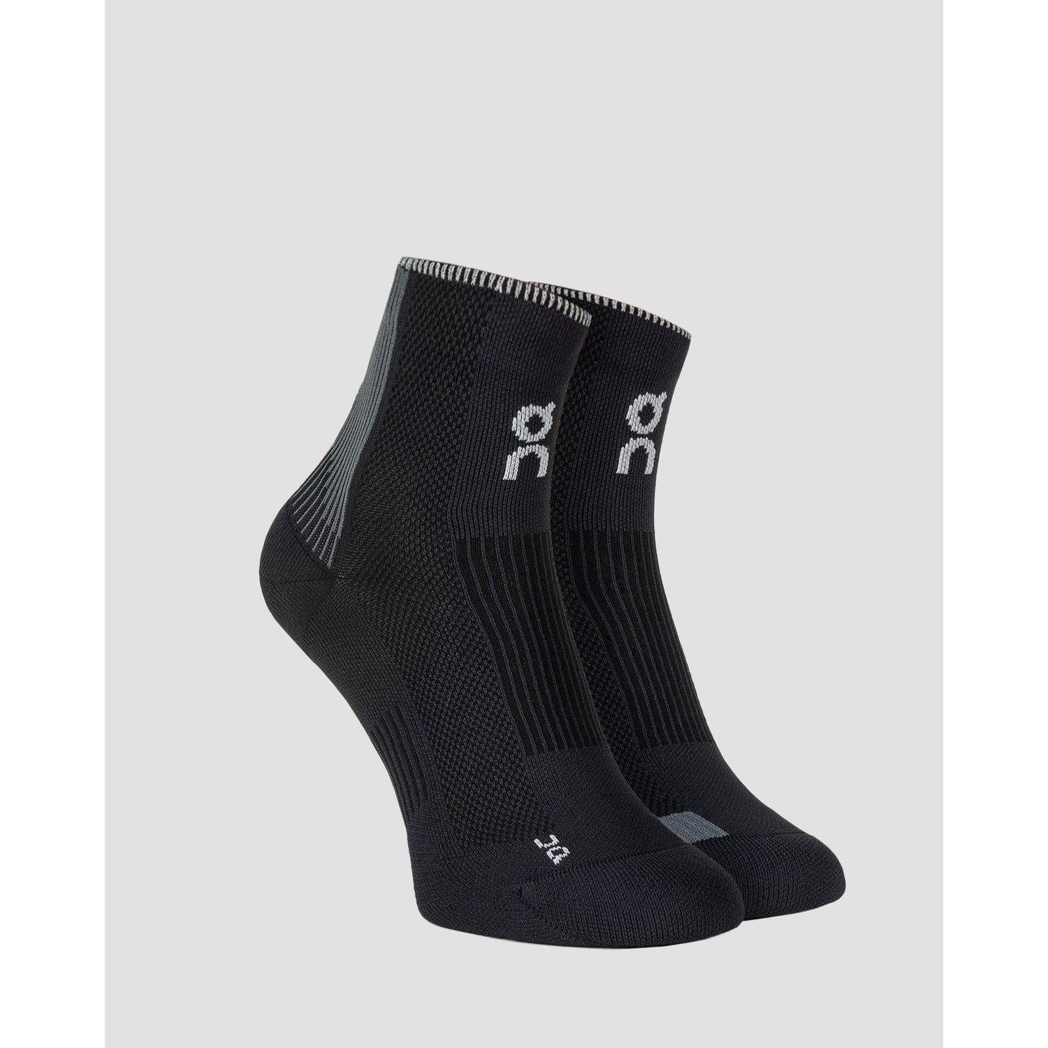 Skarpety Biegowe On Running Performance Run Sock Mid Czarne