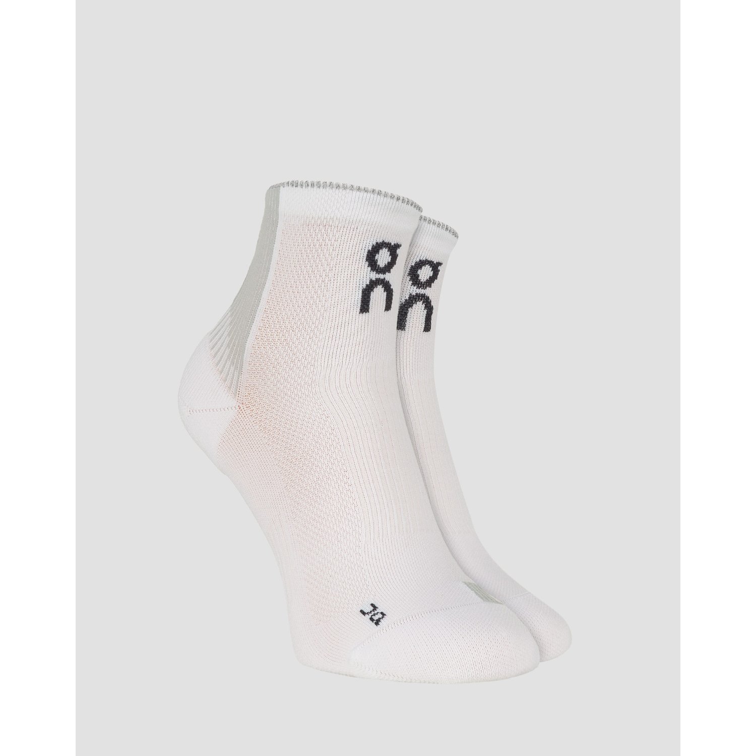 Skarpety Biegowe On Running Performance Run Sock Mid Białe