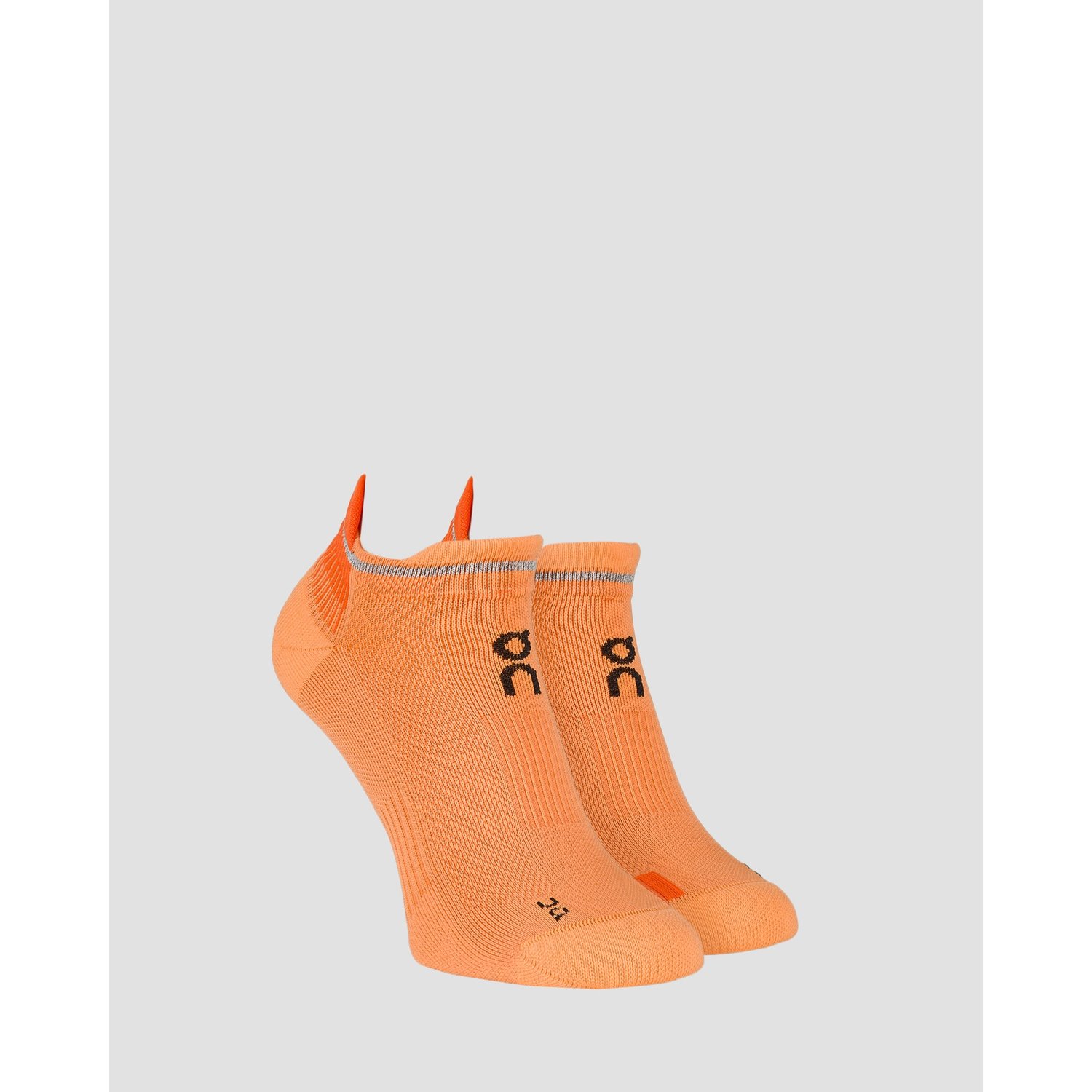 Skarpety Biegowe On Running Performance Run Sock Low Pomarańczowe