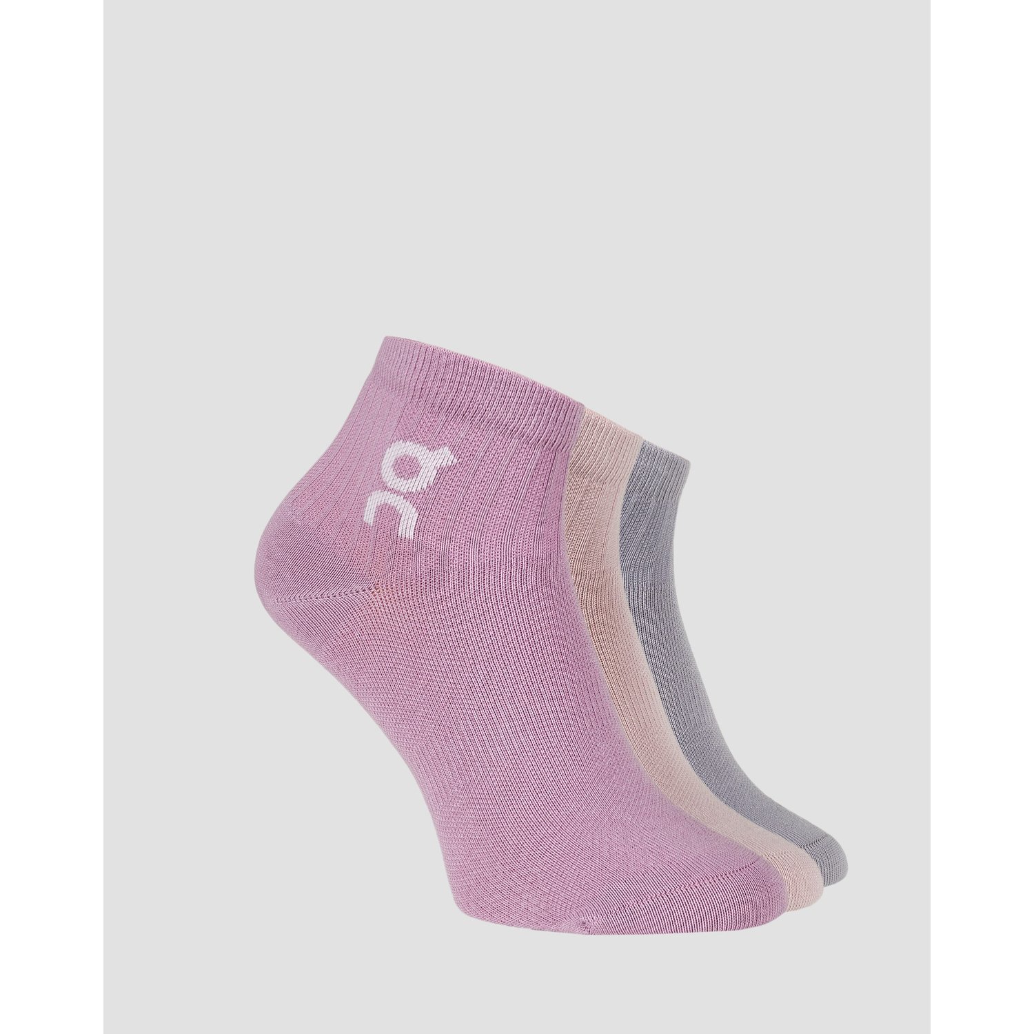 Skarpety On Running Logo Sock Mid 3-pack