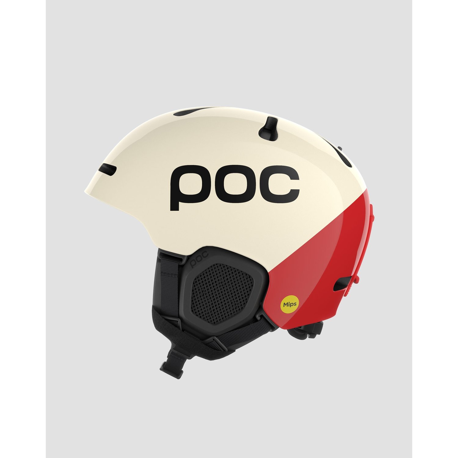 Kask Narciarski Poc Fornix Bc Beżowo-czerwony