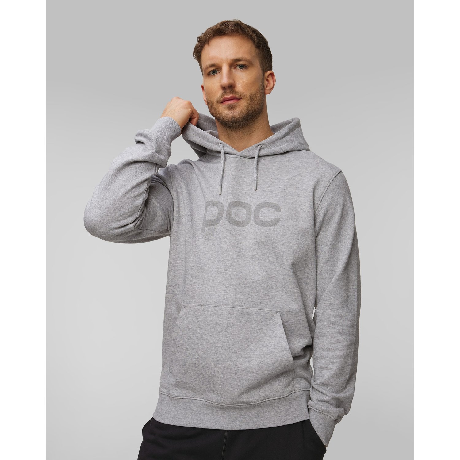 Bluza z kapturem męska POC Hood szara