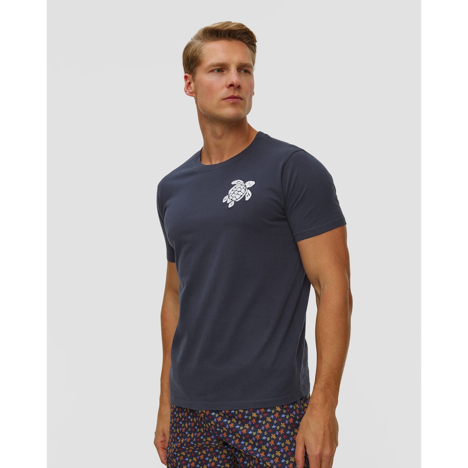 T-shirt Męski Z Bawełny Organicznej Vilebrequin Partisol