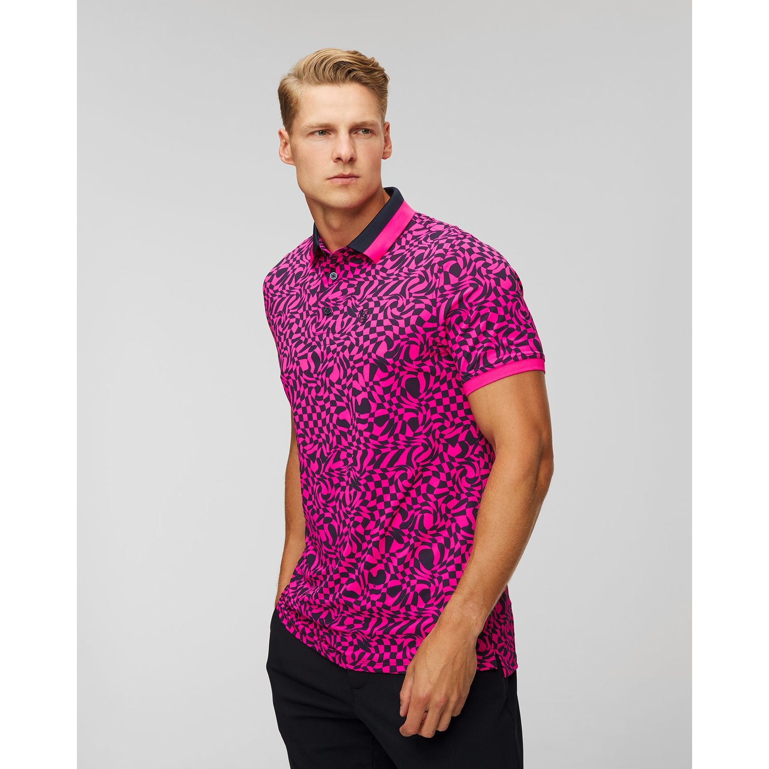 Polo Męskie G/fore Mini Stars Ribcollar Tech