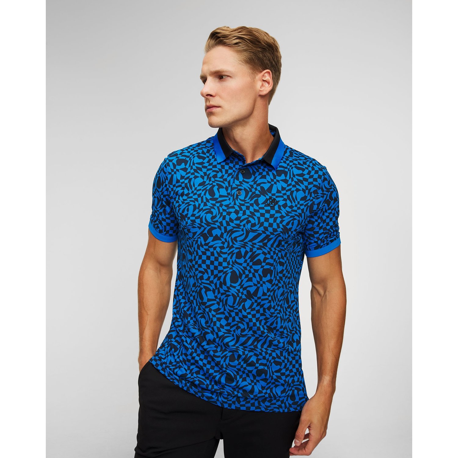 Polo Męskie G/fore Mini Stars Ribcollar Tech