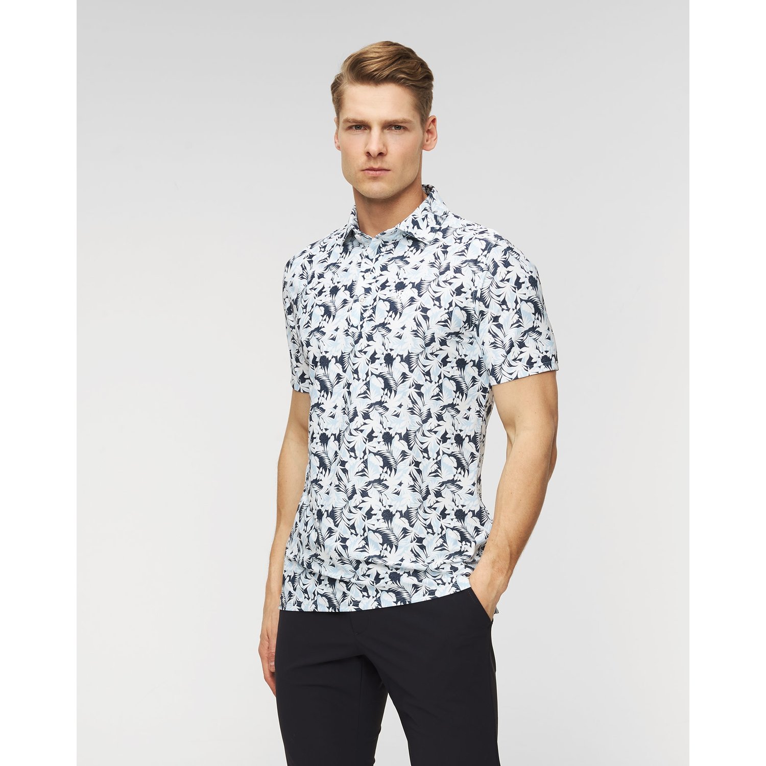 Polo G/Fore Palm Fronds Tech Pique