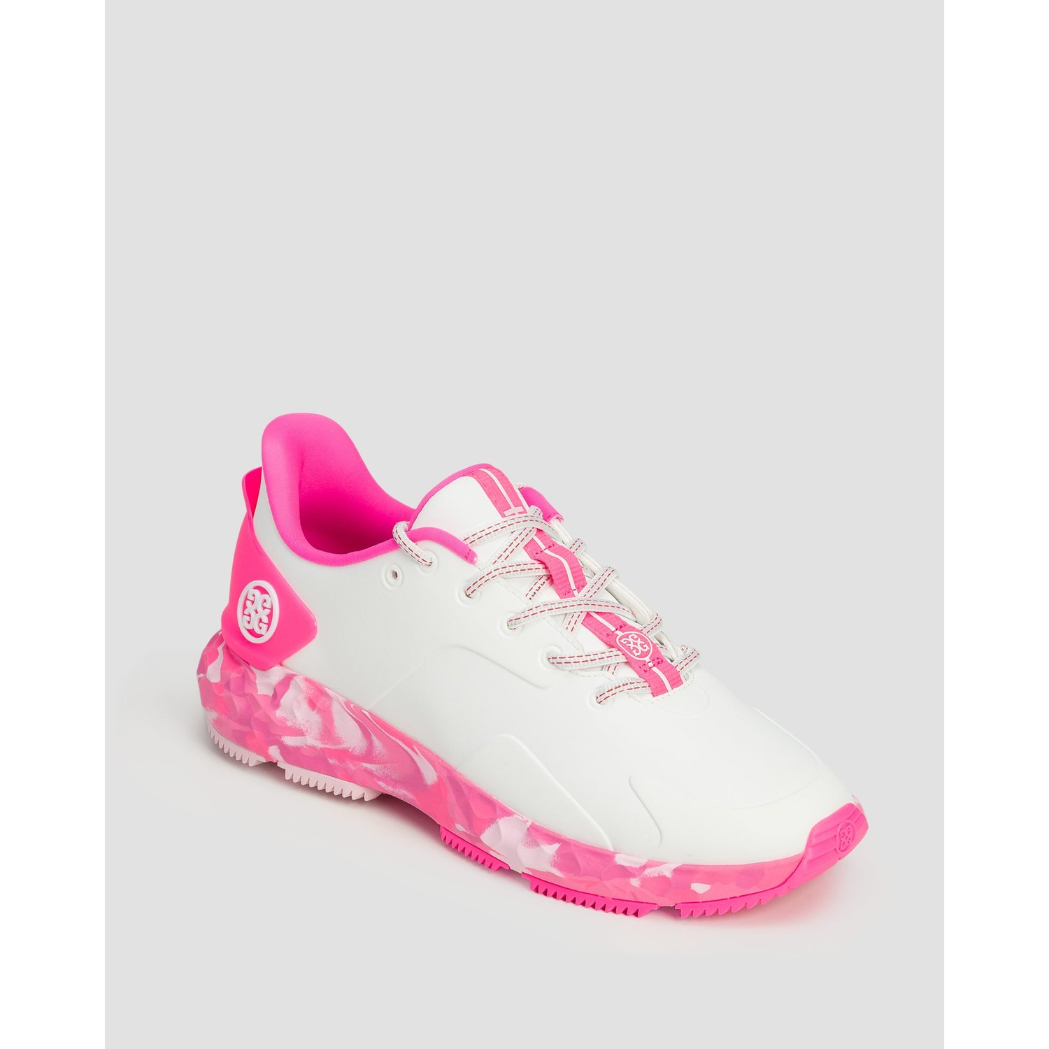 Buty Golfowe Damskie G/fore Mg4+ Camo Sole Tpu Golf Biało-różowe